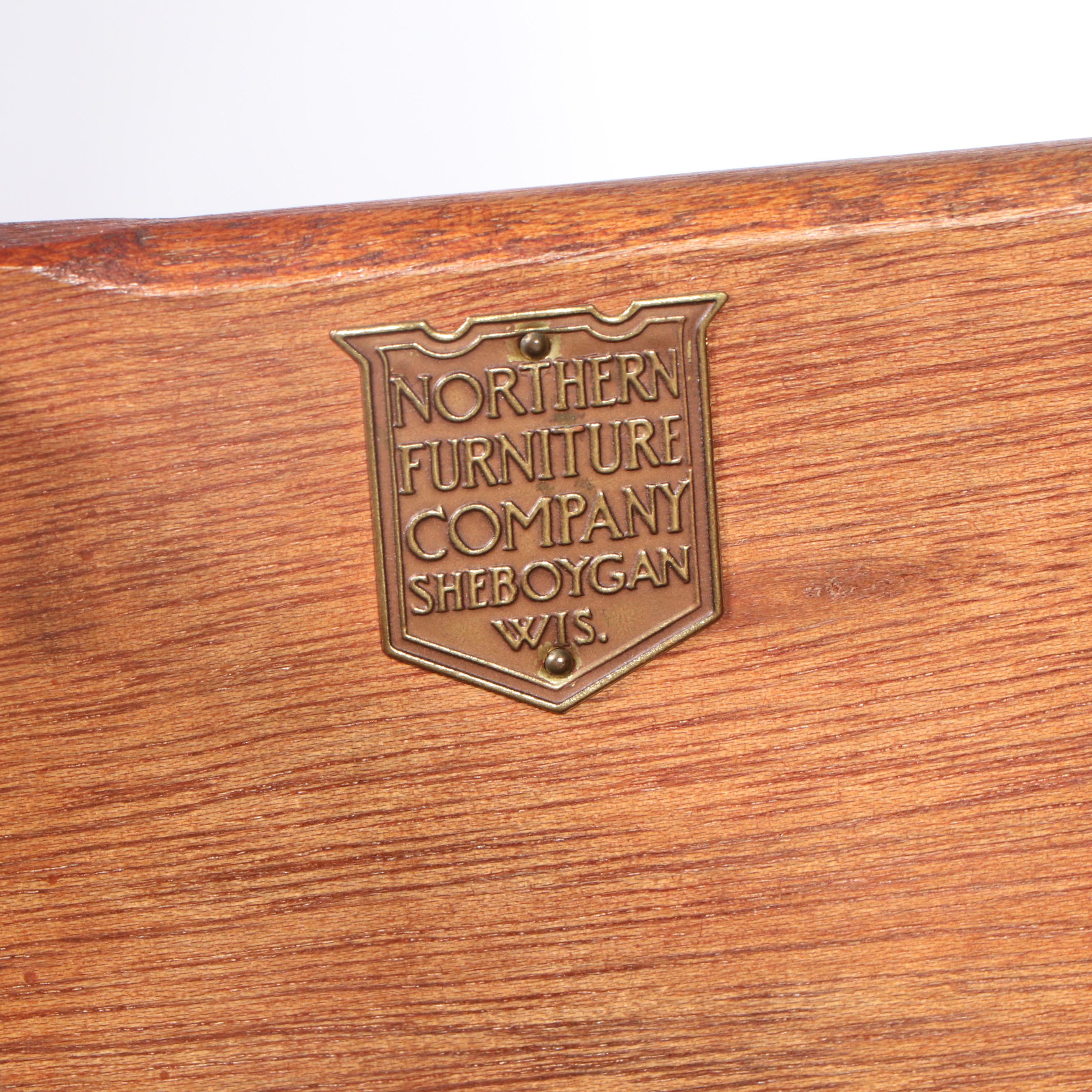 Northern Furniture Co. Empire Style Mahogany Chest of Drawers