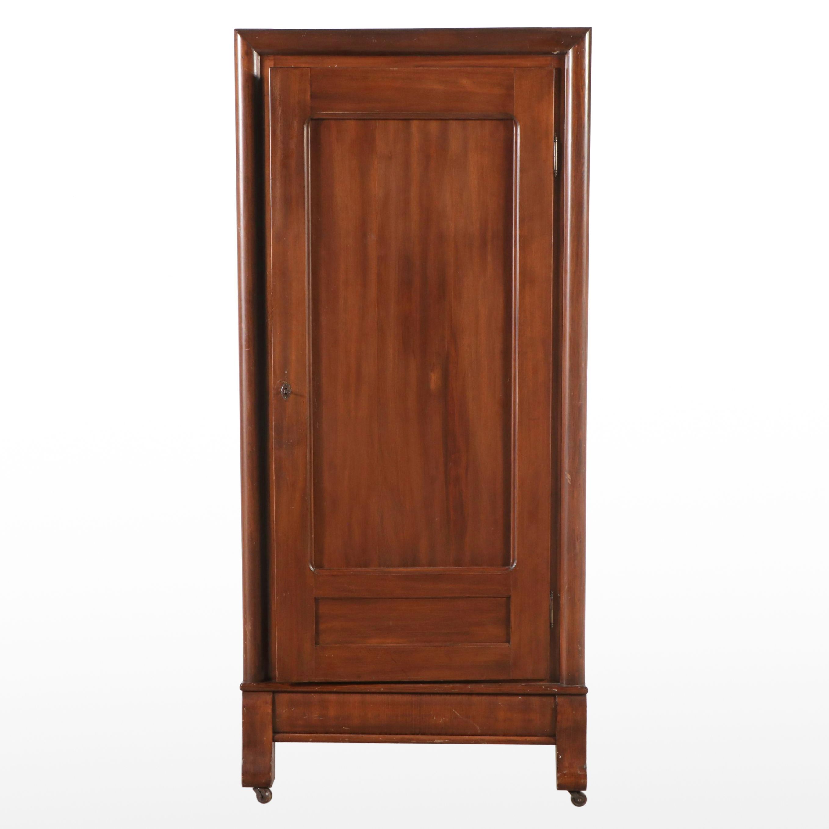 Mahogany Free-Standing Wardrobe