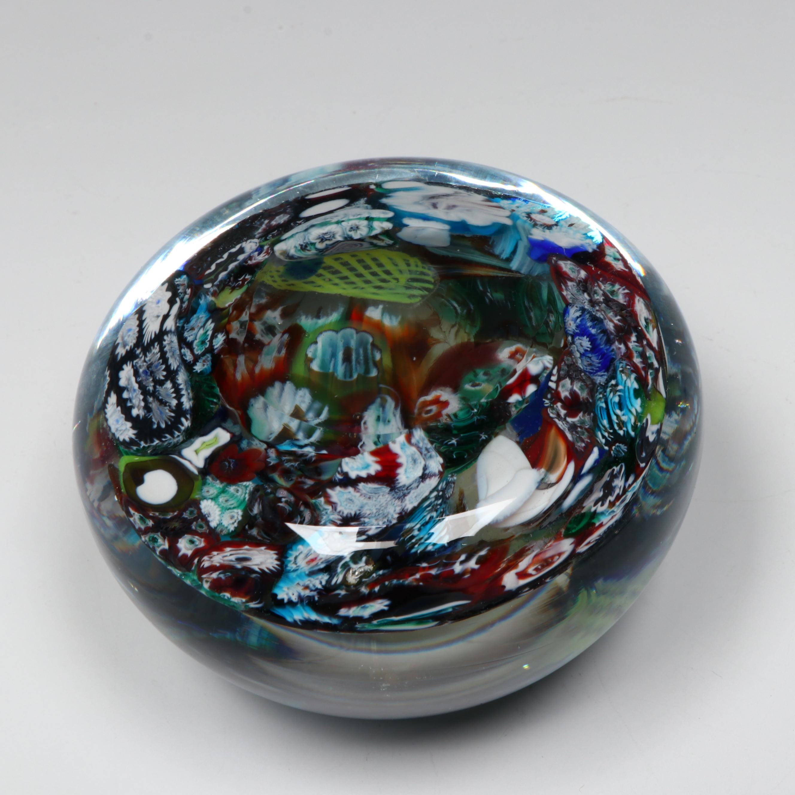 Villeroy & Boch Crystal Letter Opener, Millefiori Glass Paperweight and More