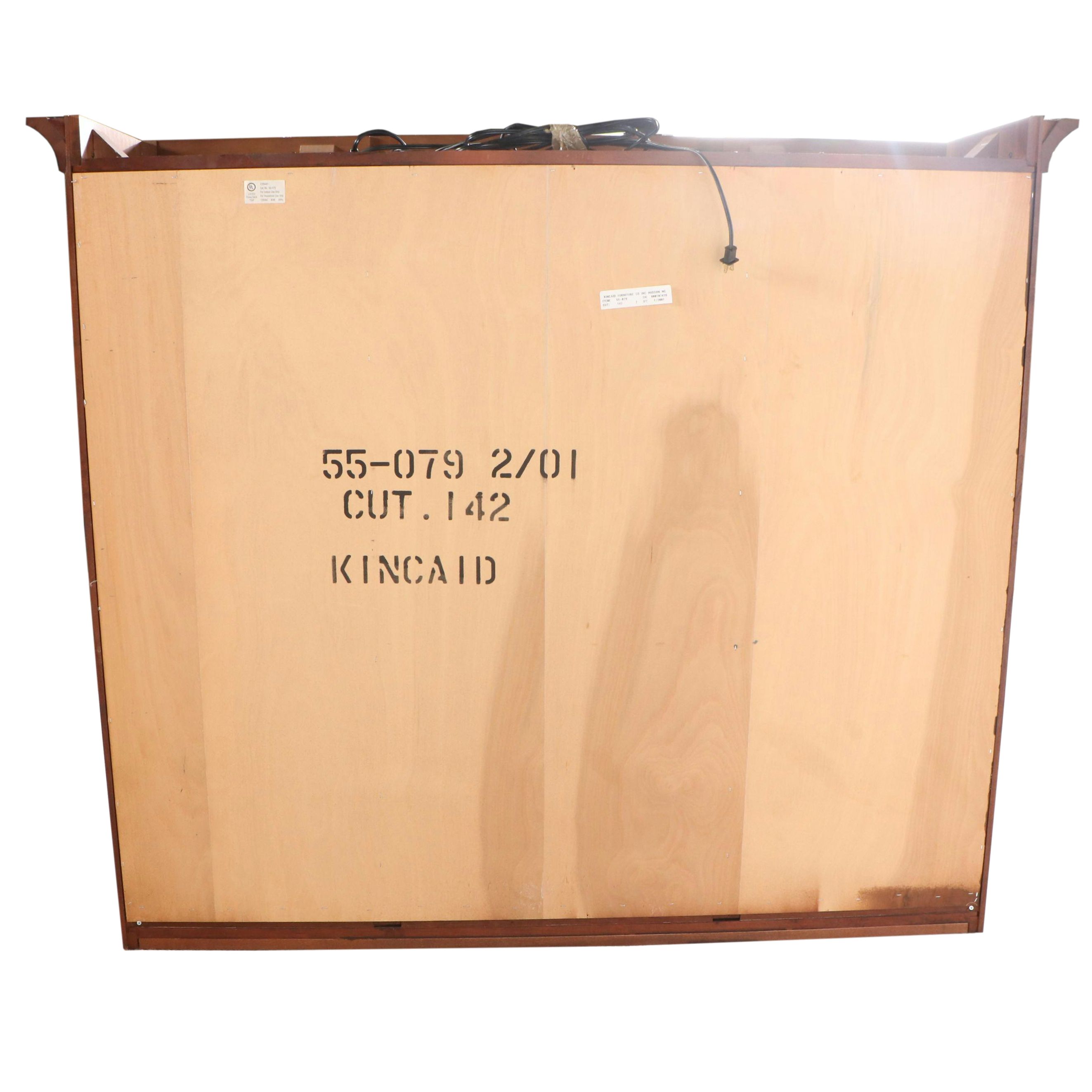 Kincaid Gathering House Cherry Illuminated China Cabinet