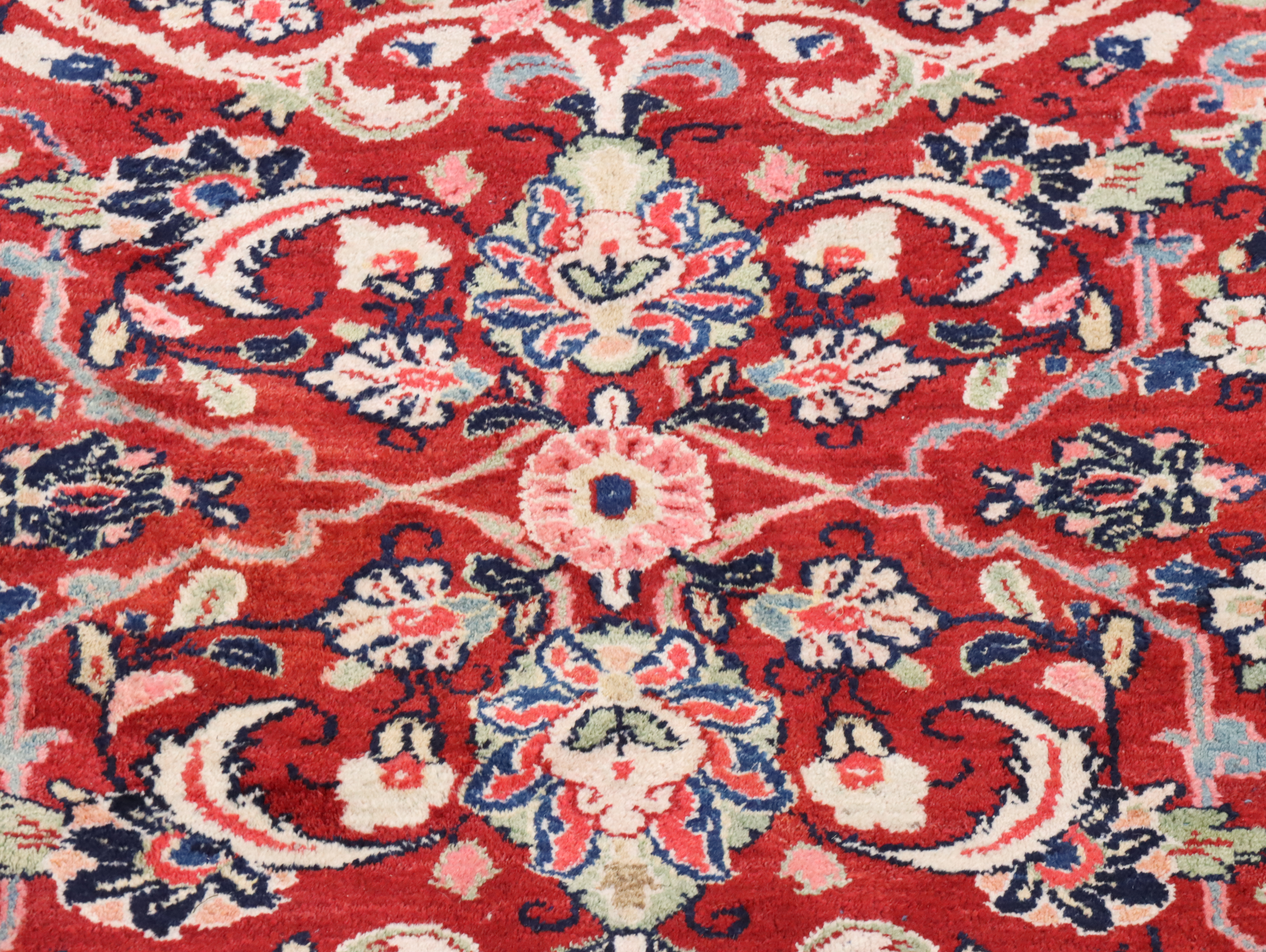 11'4 x 17'9 Hand-Knotted Persian Sarouk Room Sized Rug