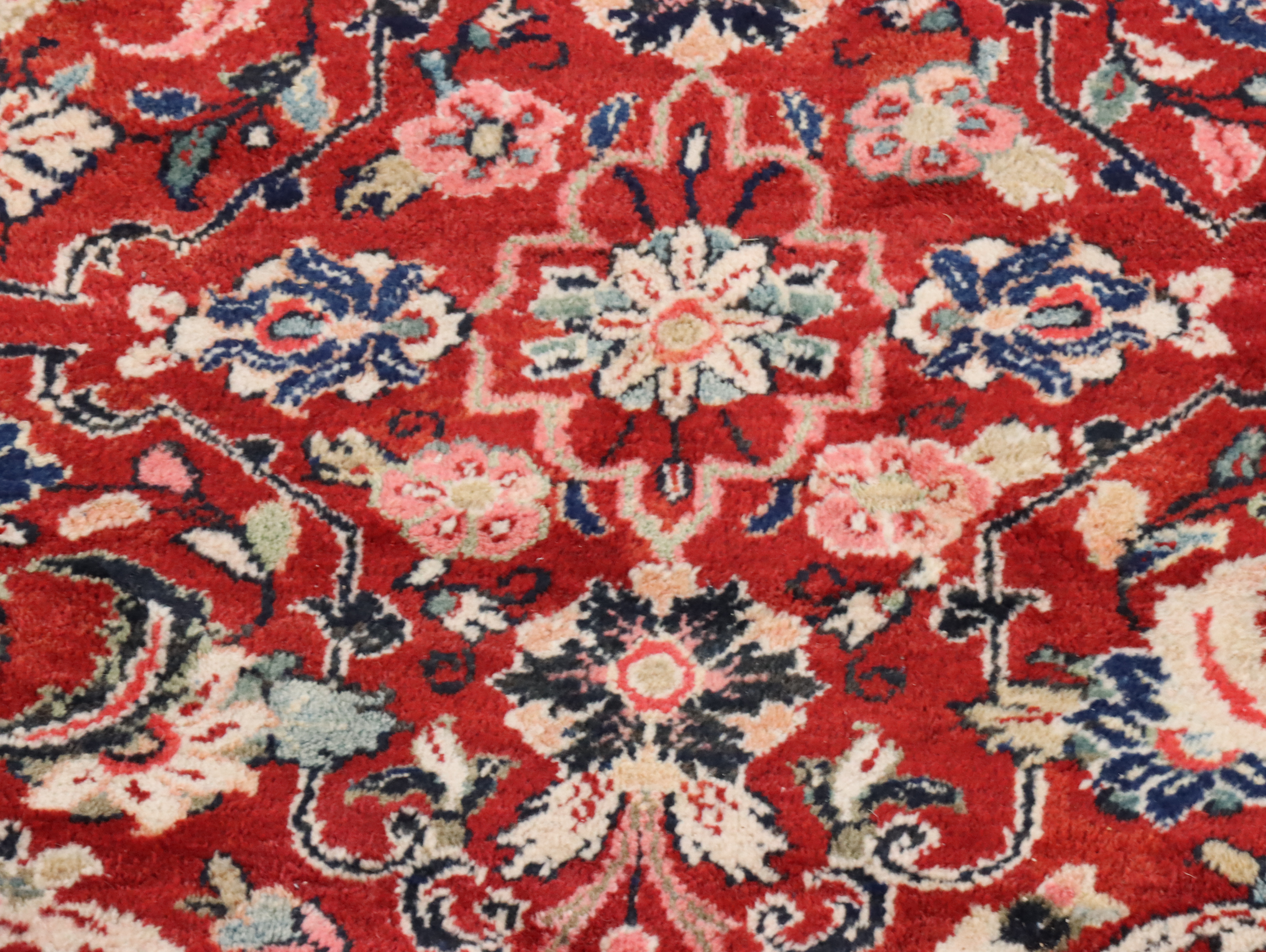 11'4 x 17'9 Hand-Knotted Persian Sarouk Room Sized Rug