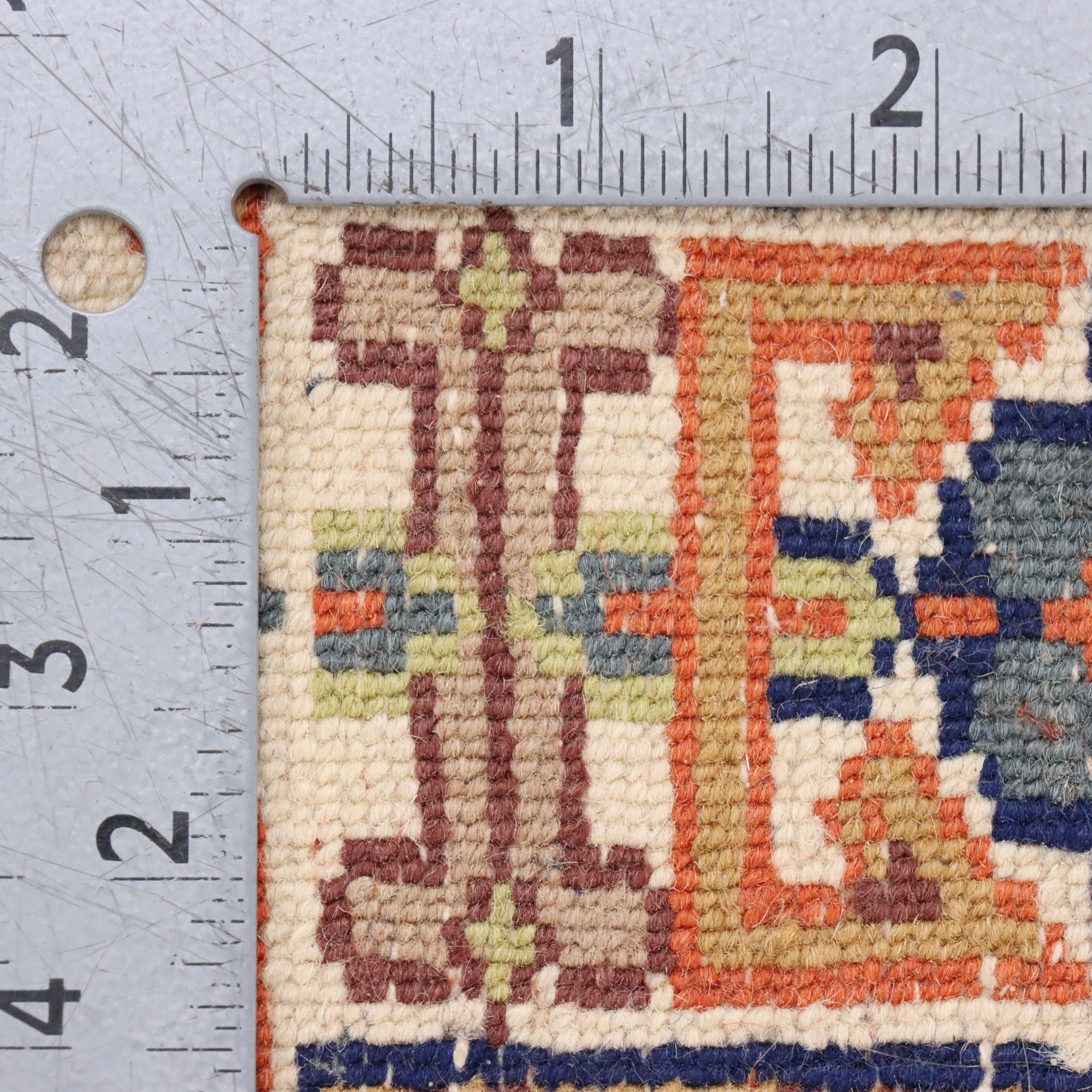 2'8 x 8'6 Hand-Knotted Caucasian Azerbaijan Perpedil Carpet Runner