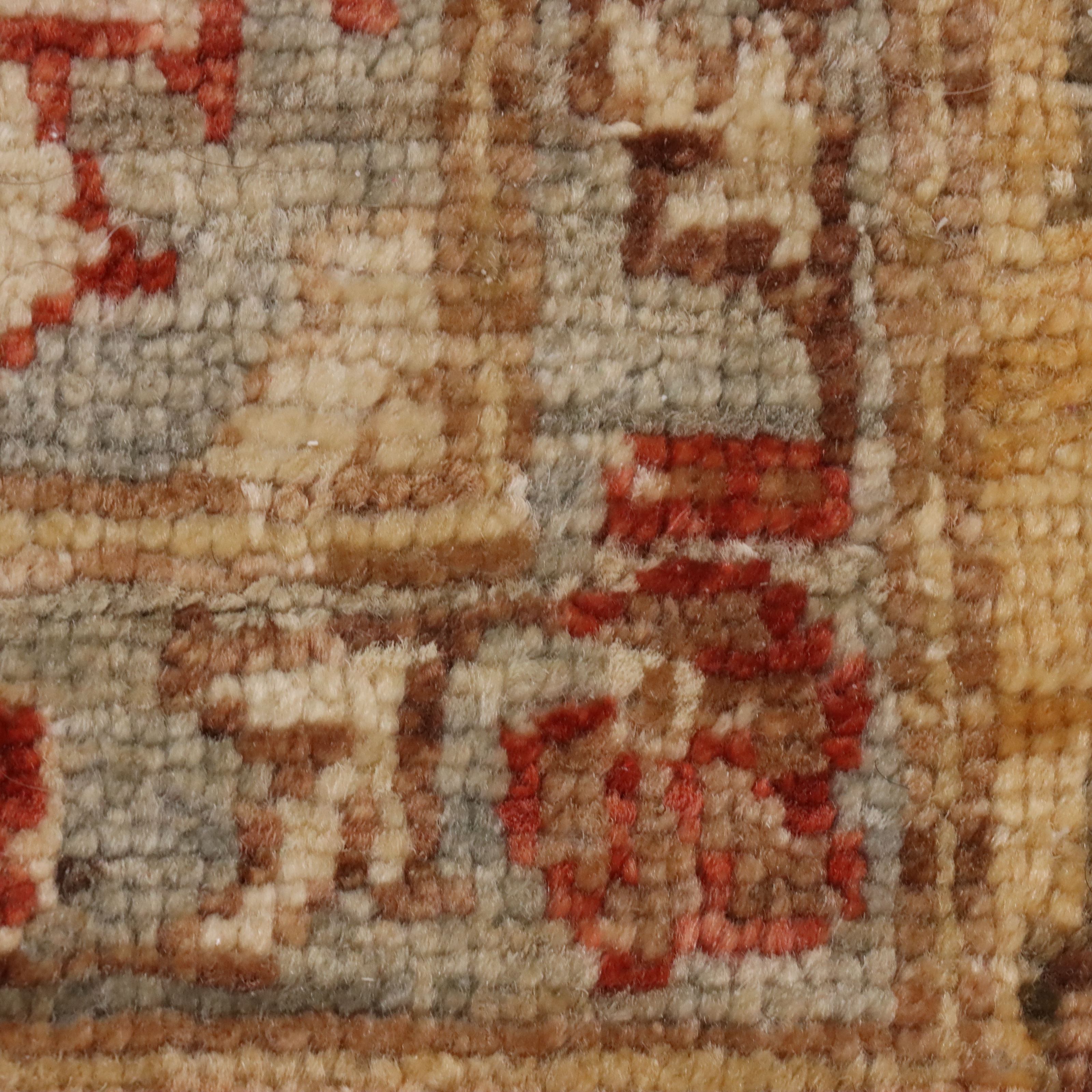 4' x 4'8 Hand-Knotted Indian Jaipur Area Rug