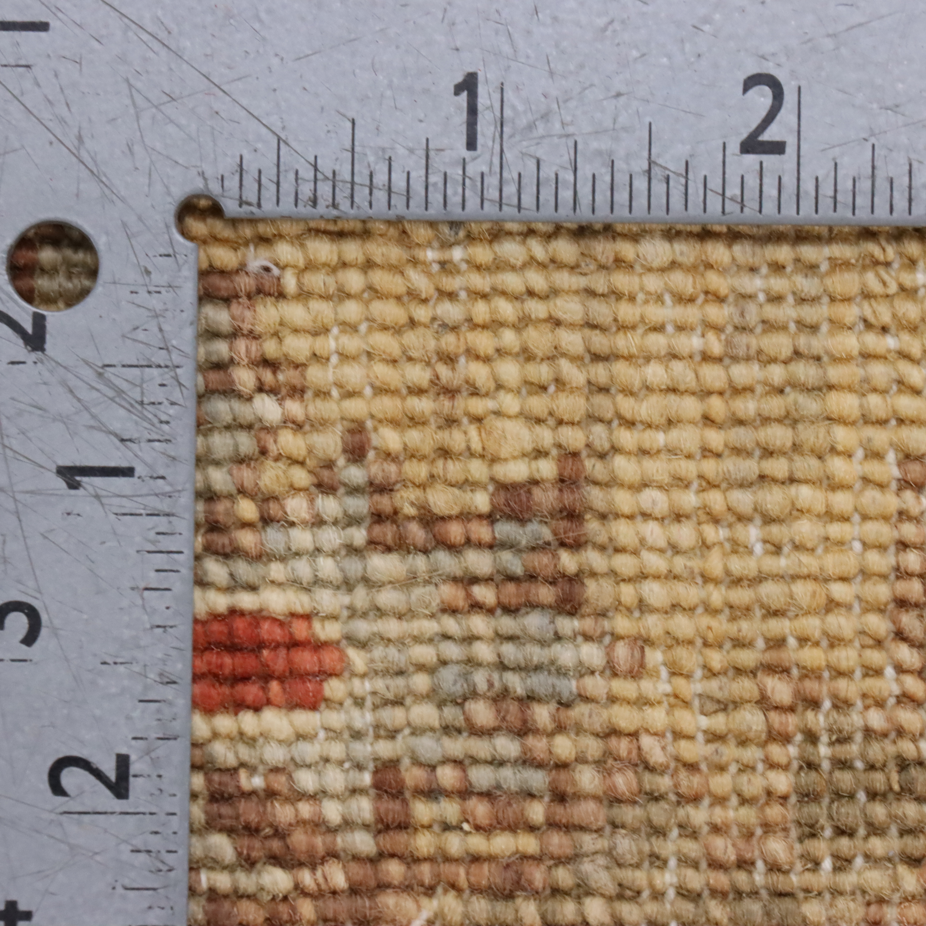 4' x 4'8 Hand-Knotted Indian Jaipur Area Rug