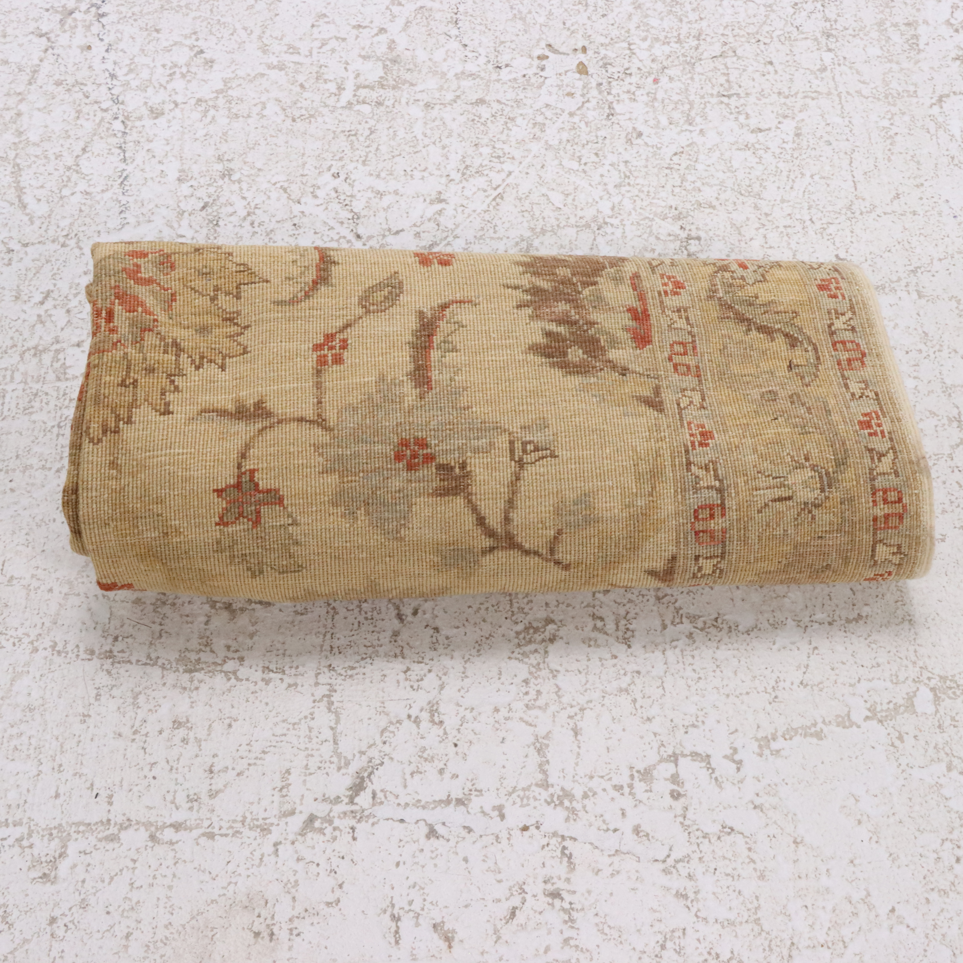 4' x 4'8 Hand-Knotted Indian Jaipur Area Rug