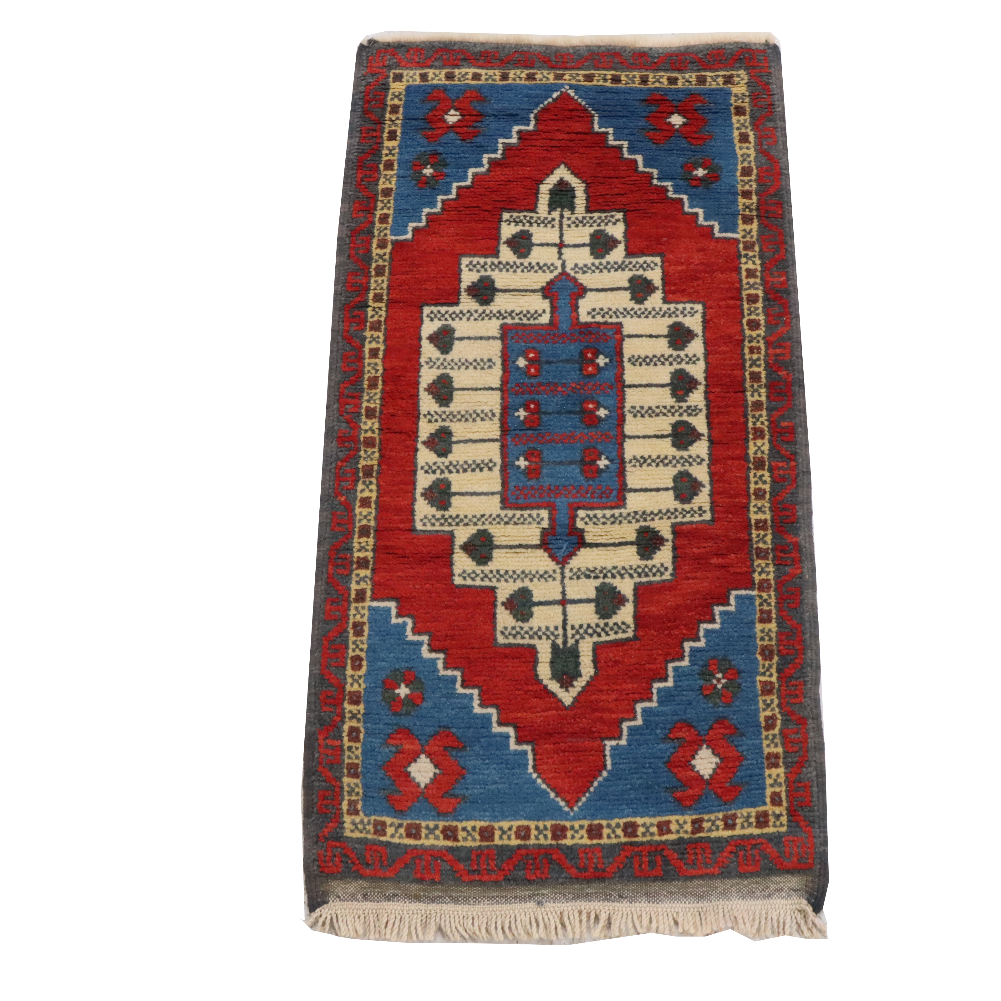 2' x 4'1 Hand-Knotted Turkish Taşpınar Accent Rug