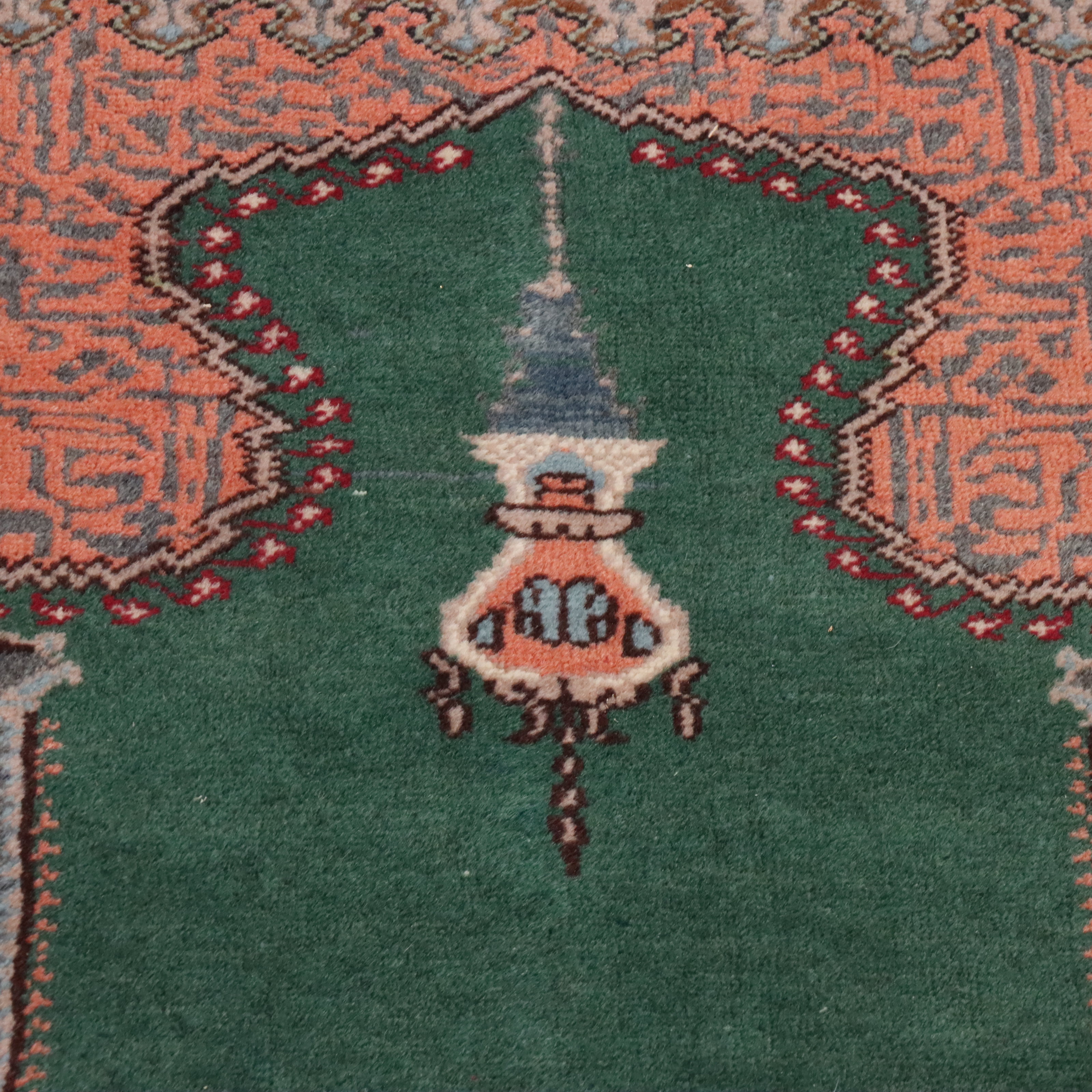 3' x 4'7 Hand-Knotted Persian Birjand Prayer Rug