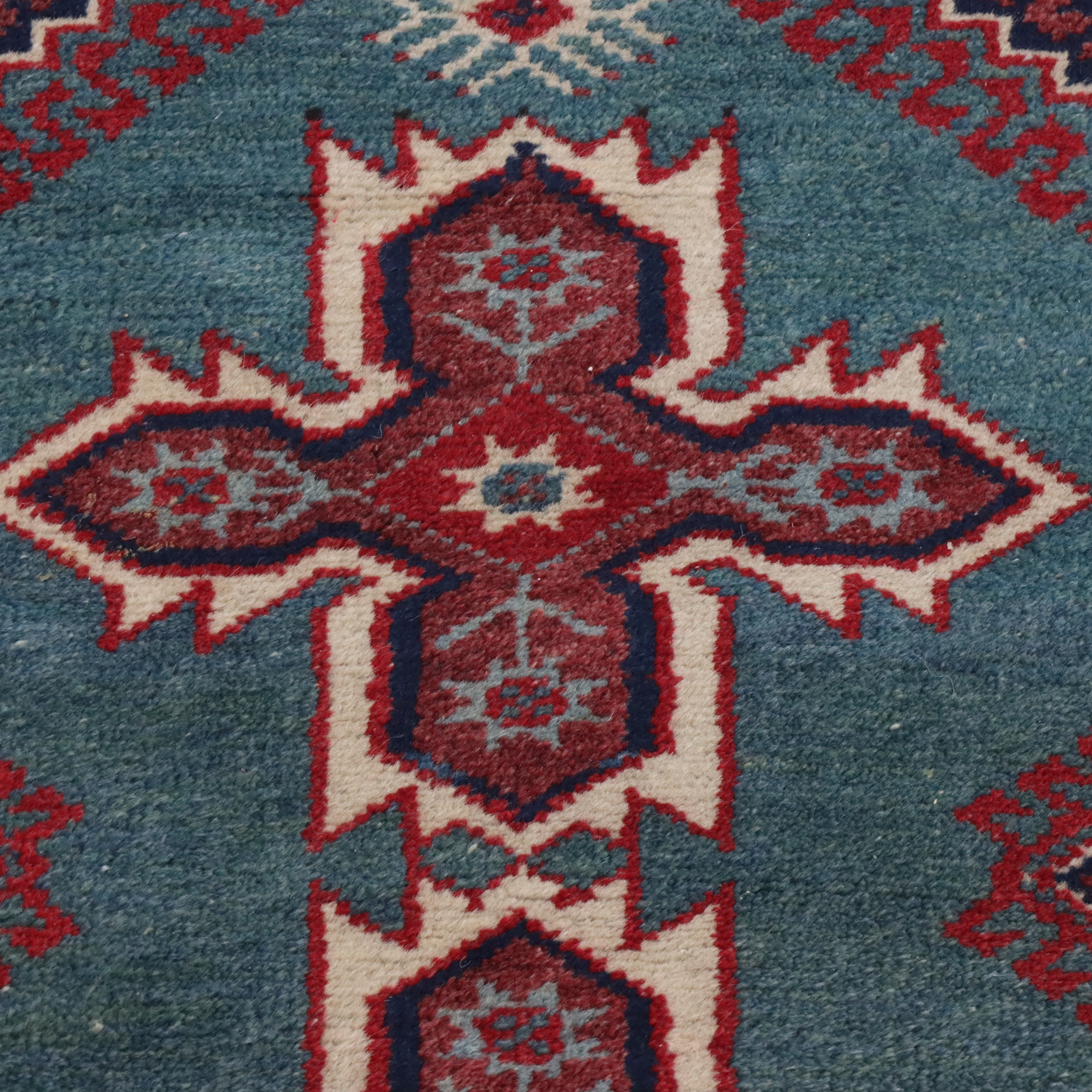 2'8 x 3'9 Hand-Knotted Turkish Konya Accent Rug