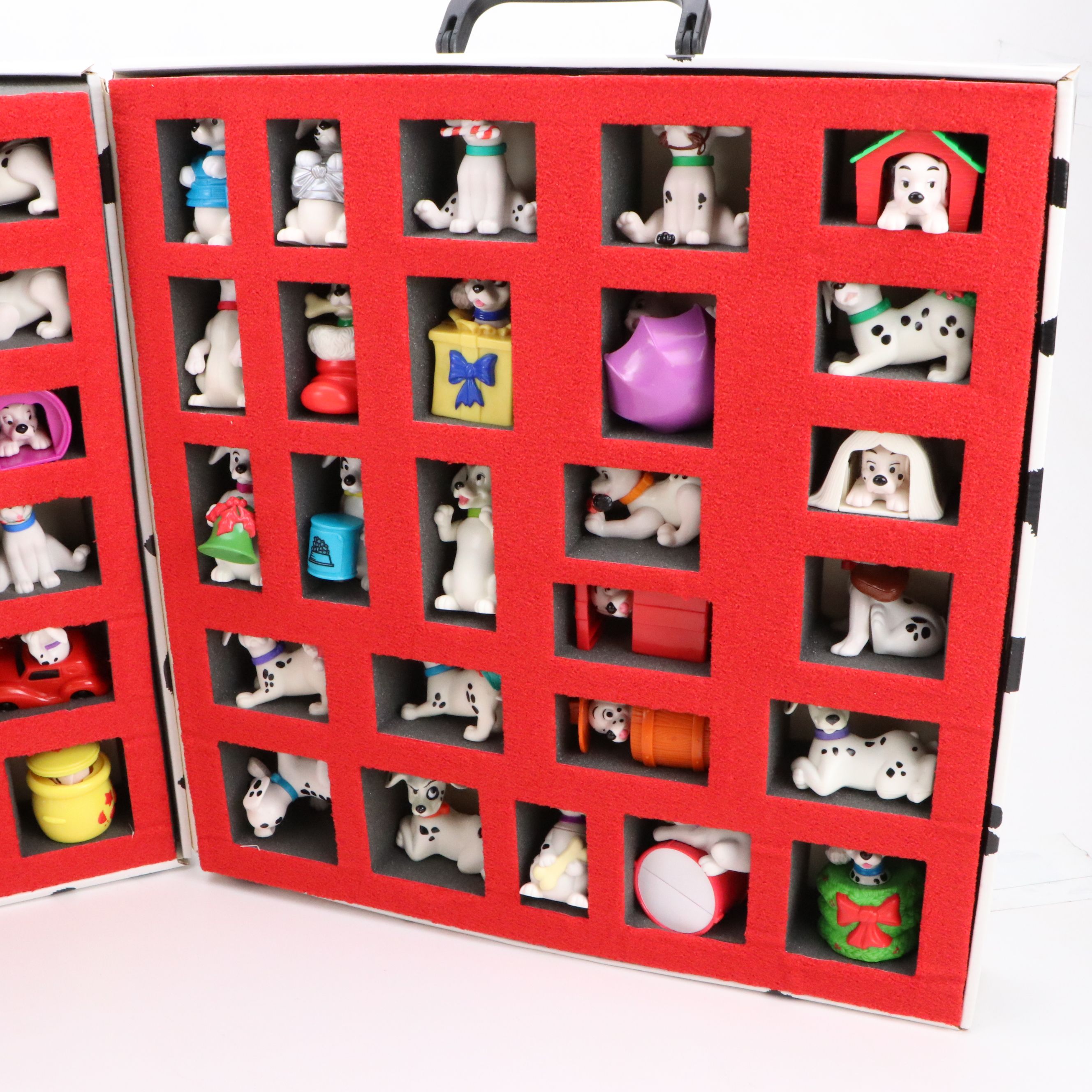 McDonald's for Disney's "101 Dalmatians" Happy Meal Toys Full Set with Case, COA