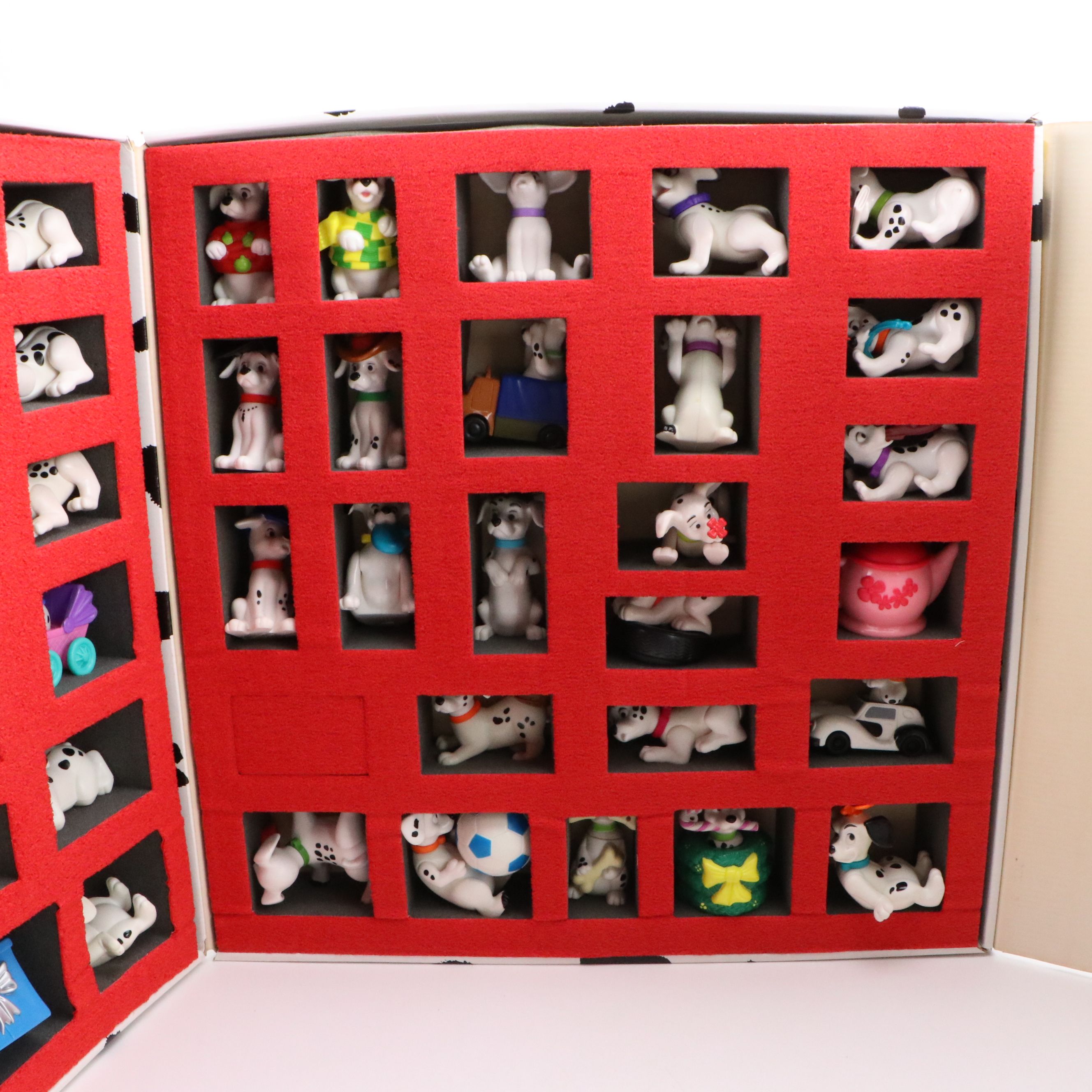 McDonald's for Disney's "101 Dalmatians" Happy Meal Toys Full Set with Case, COA