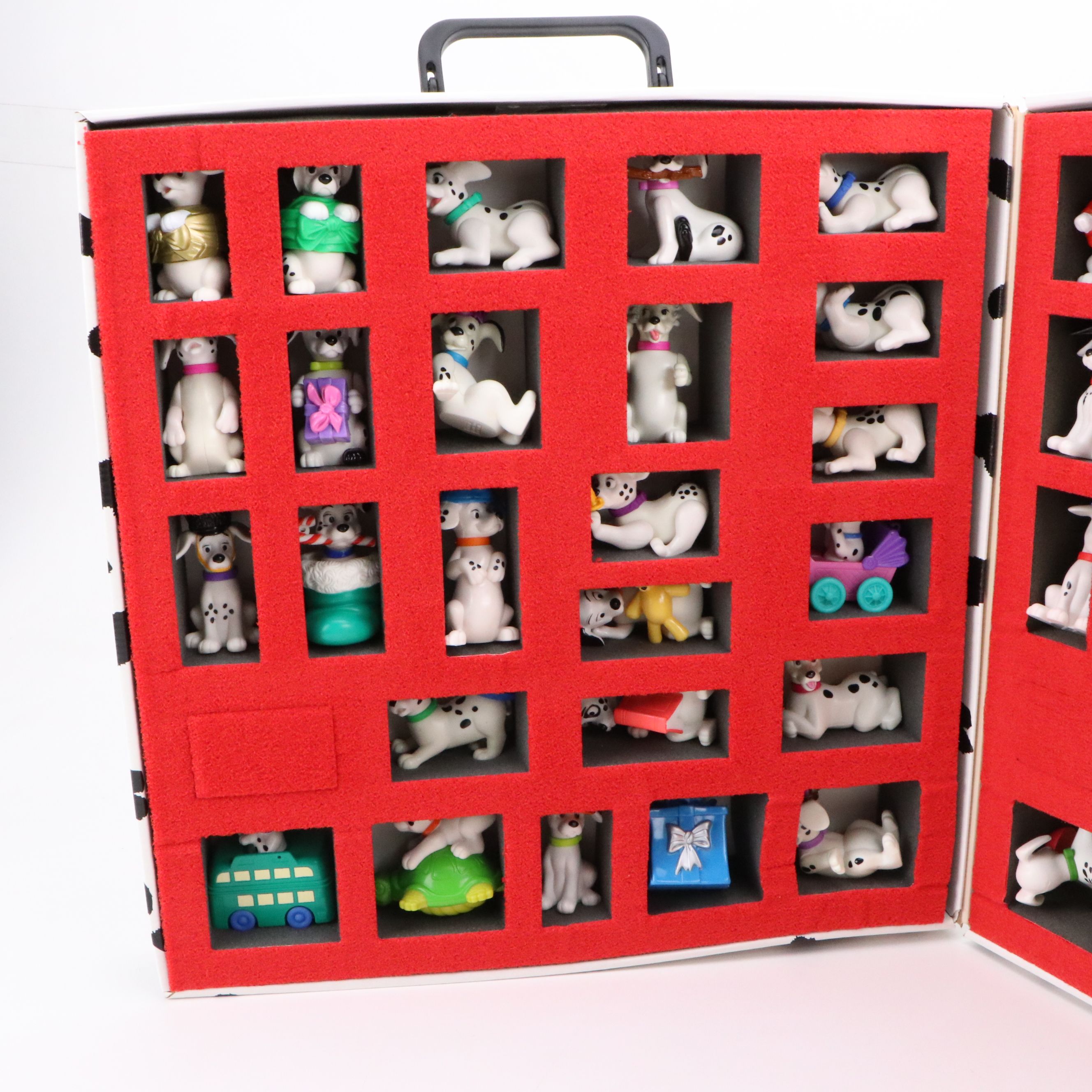 McDonald's for Disney's "101 Dalmatians" Happy Meal Toys Full Set with Case, COA