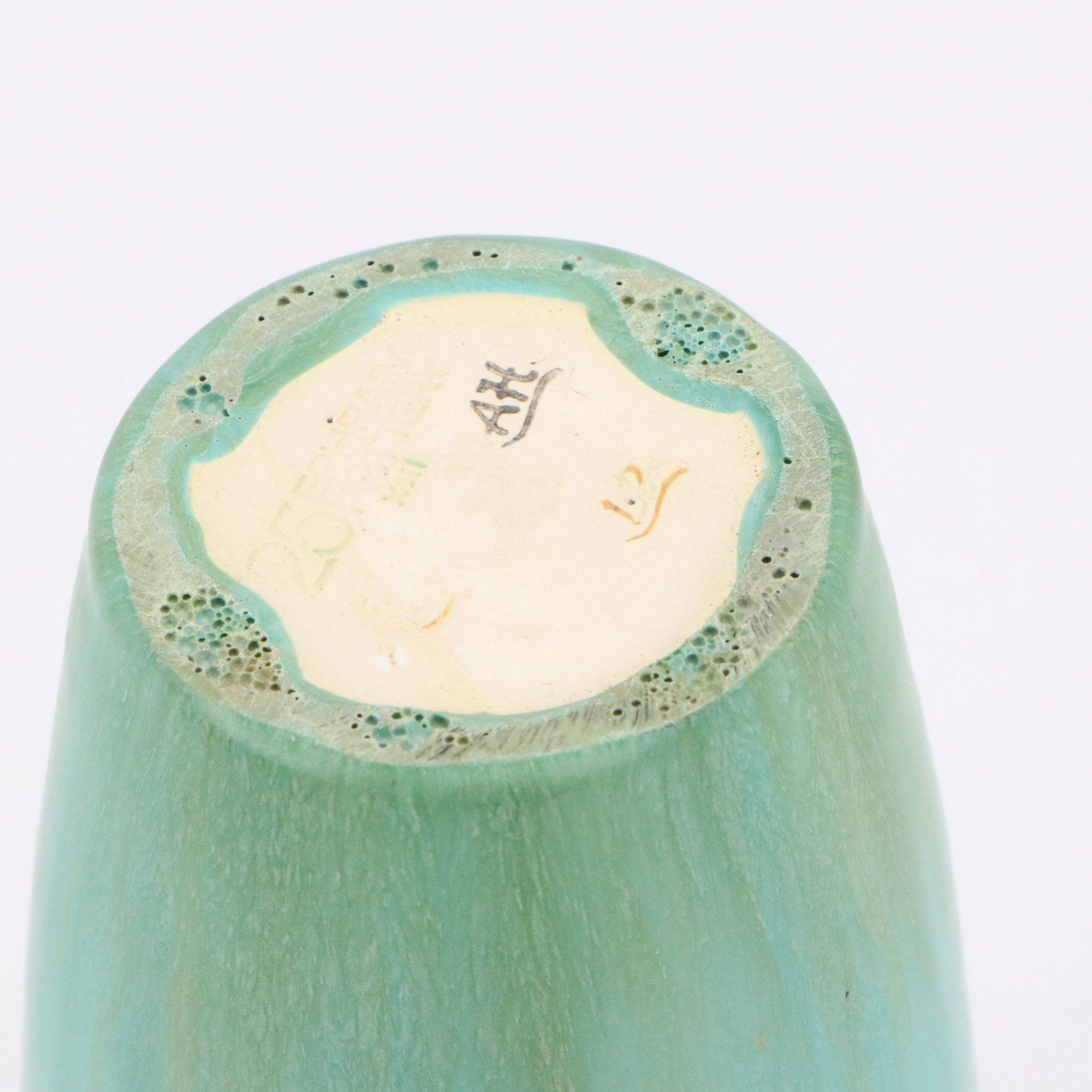 Ephraim Pottery "Wildflower" Cabinet Vase with Wheel Thrown Matte Glaze Vase