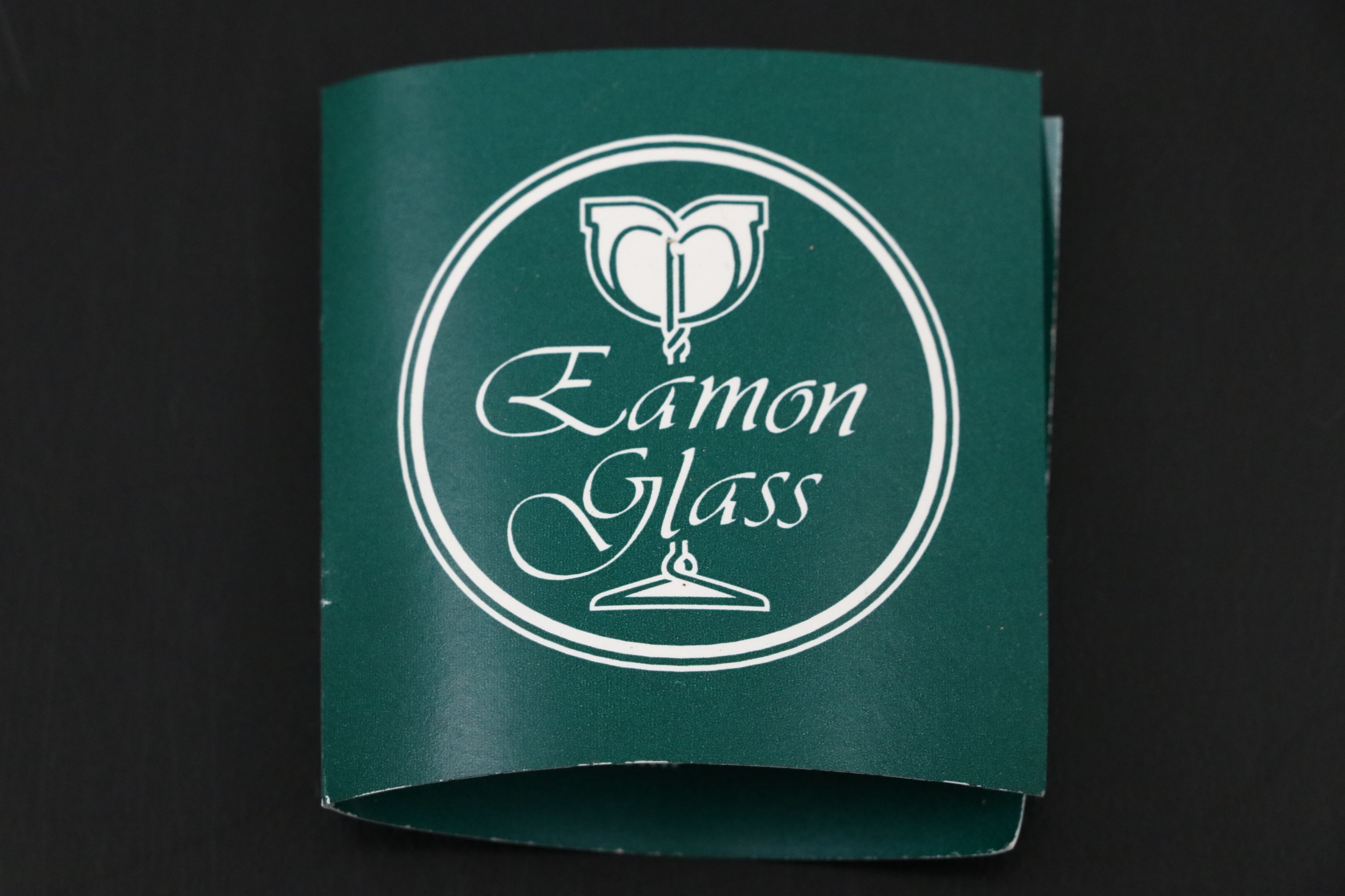 Eamon Glass Hand Engraved Irish Coffee Mugs