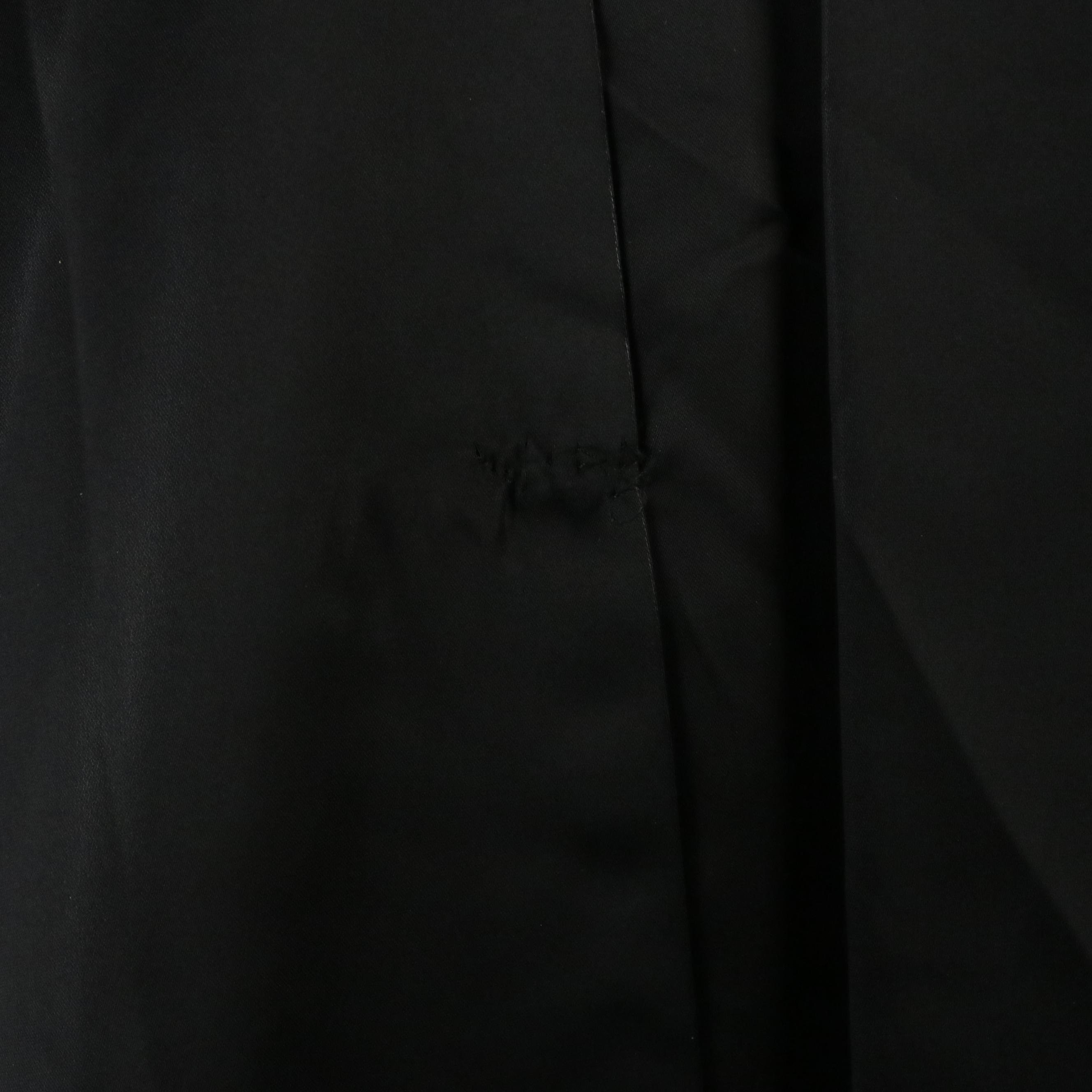 Benmor Mink Collar Double-Breasted Coat in Wool Voltaire, 1950s