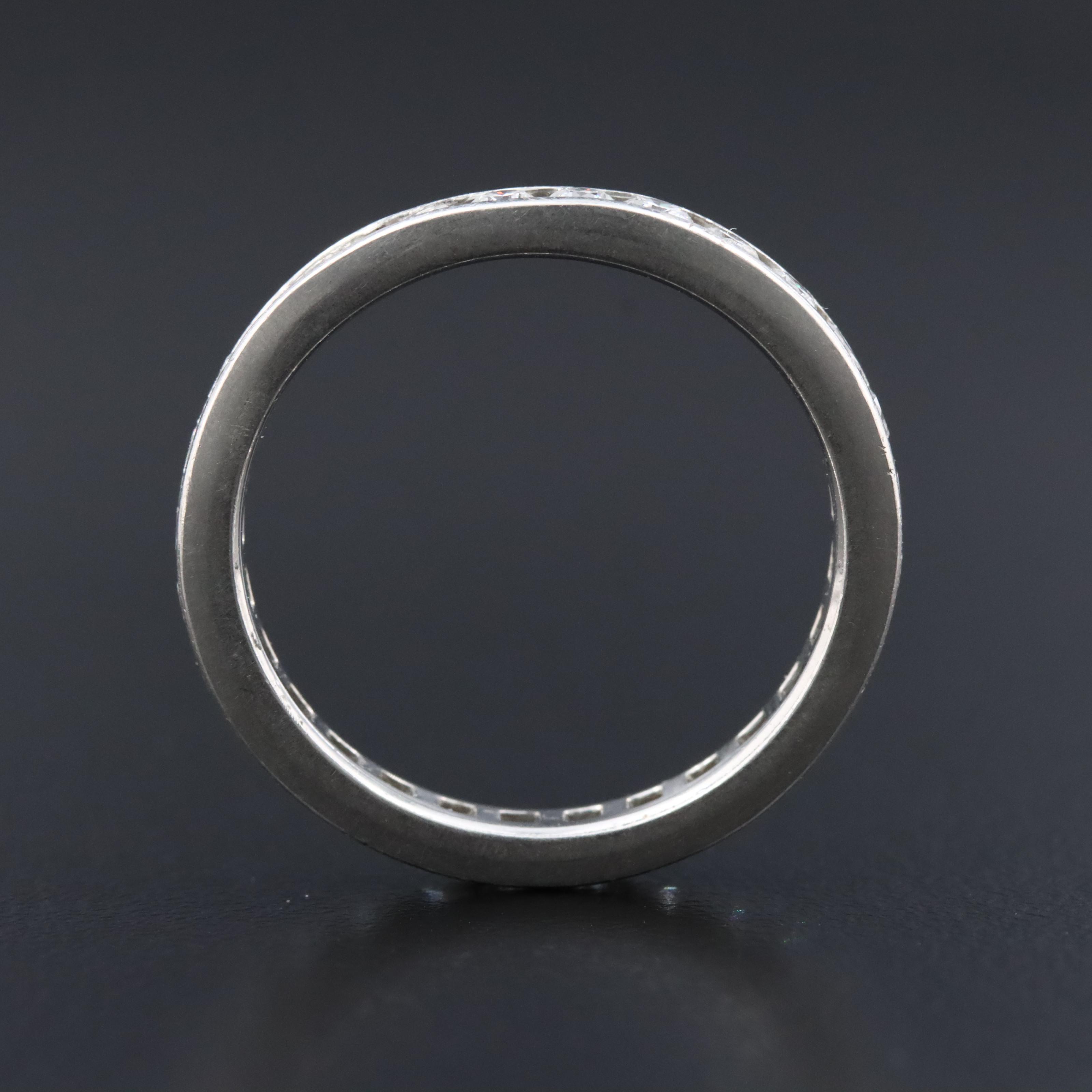 Platinum 1.19 CTW Diamond Eternity Band