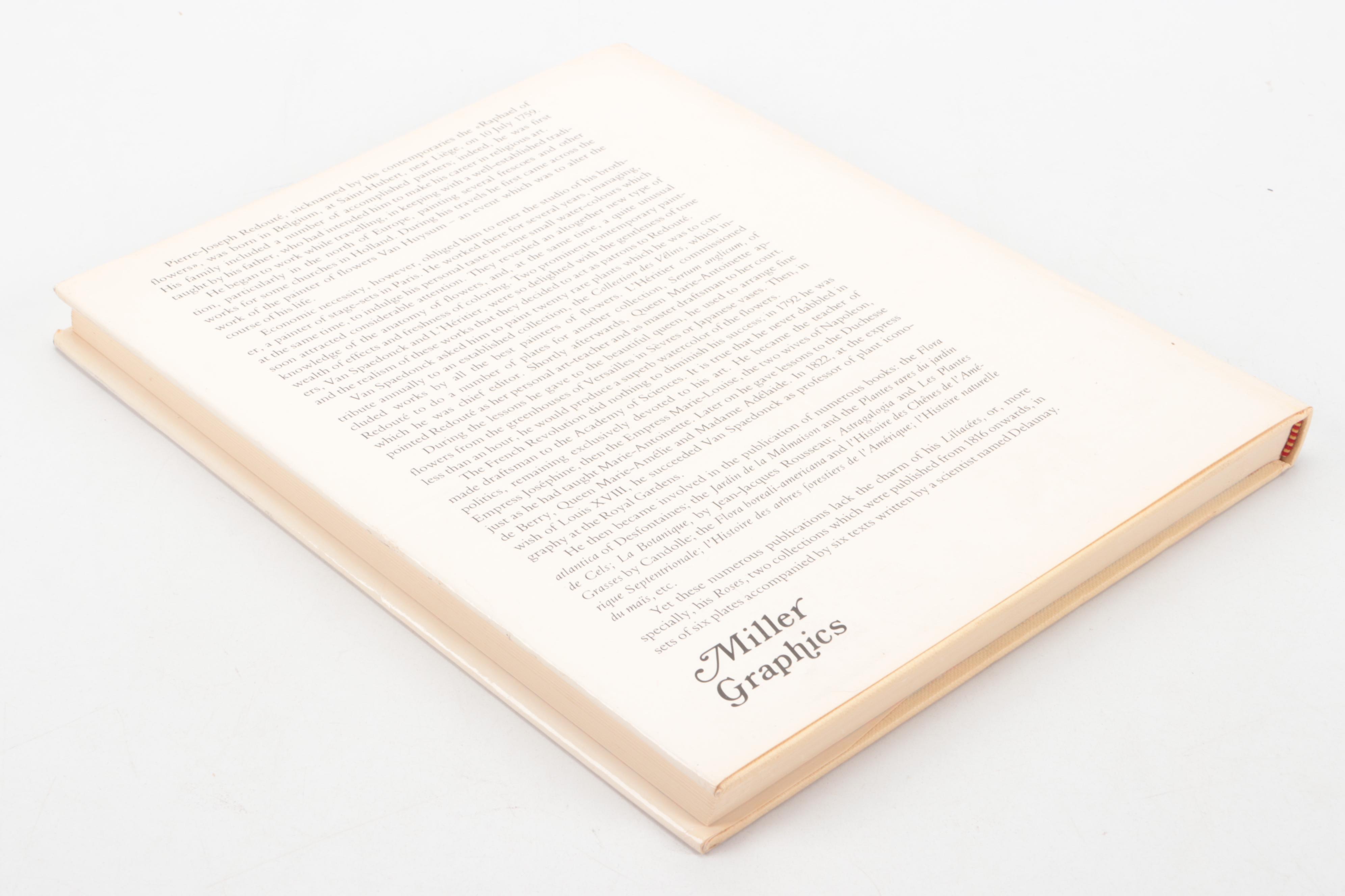 Illustrated "Roses" by Pierre-Joseph Redouté, 1978