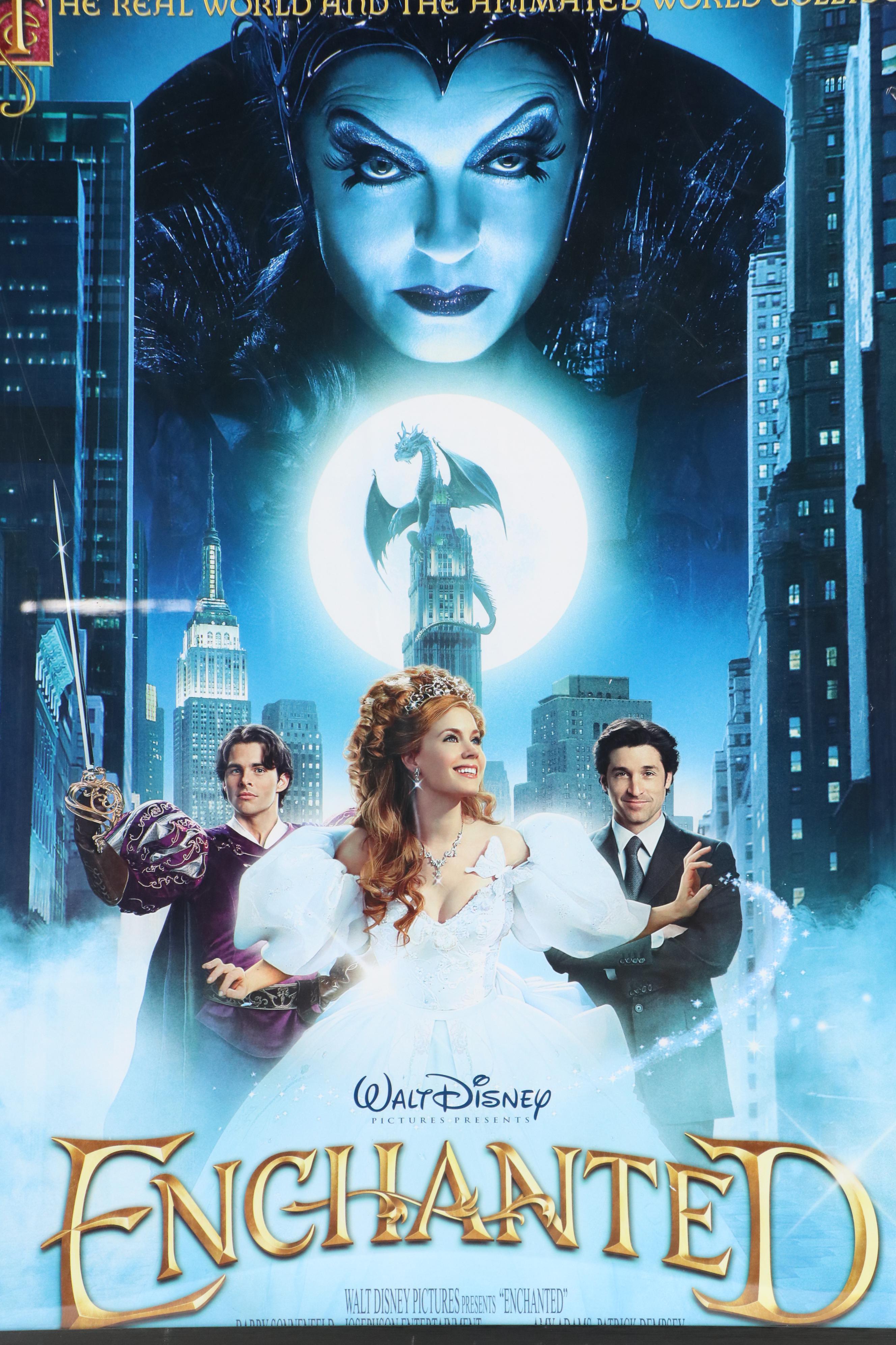 Disney "Enchanted" Poster and More Movie Memorabilia