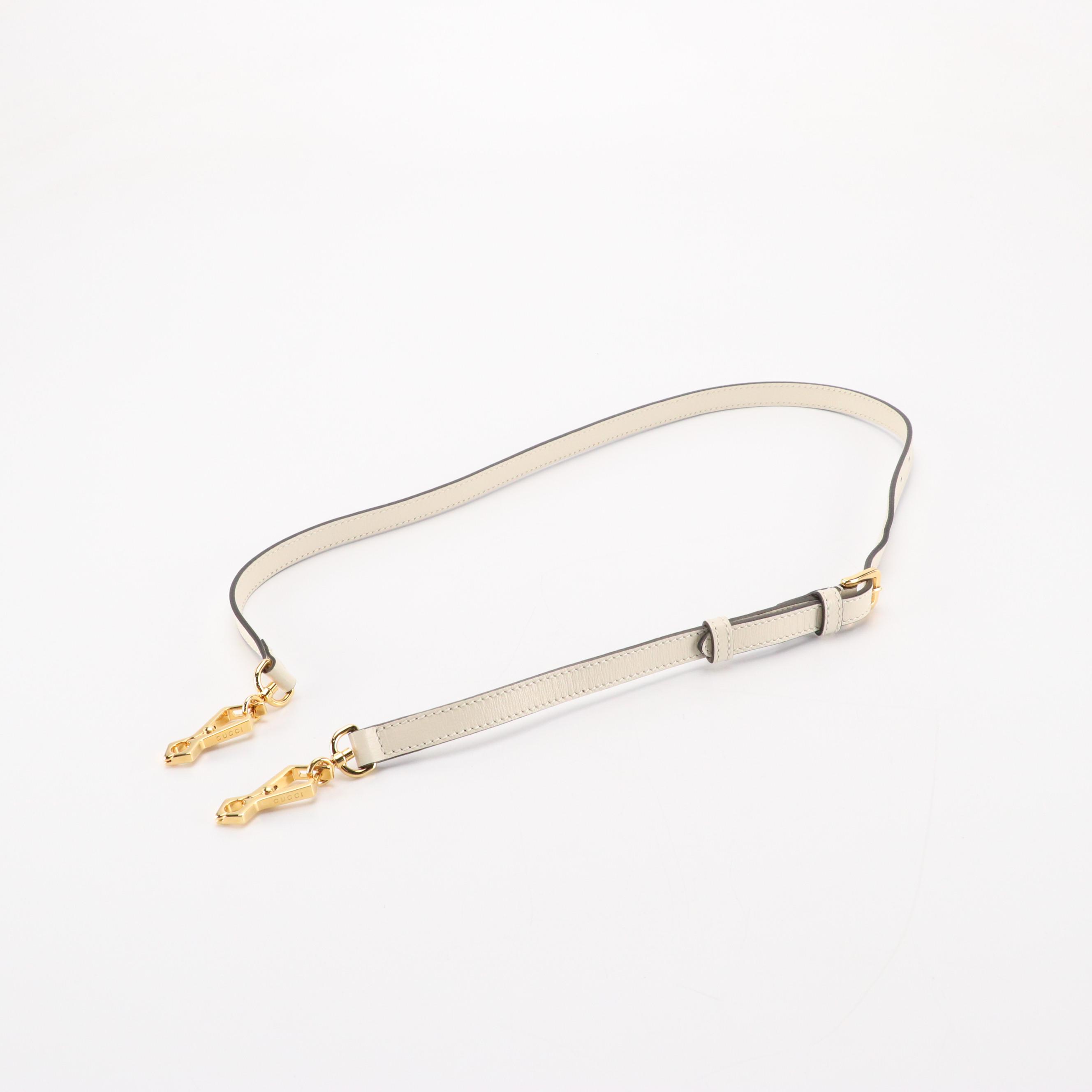 Gucci Zip Around Two-Way Horsebit Satchel in GG Supreme Canvas and White Leather