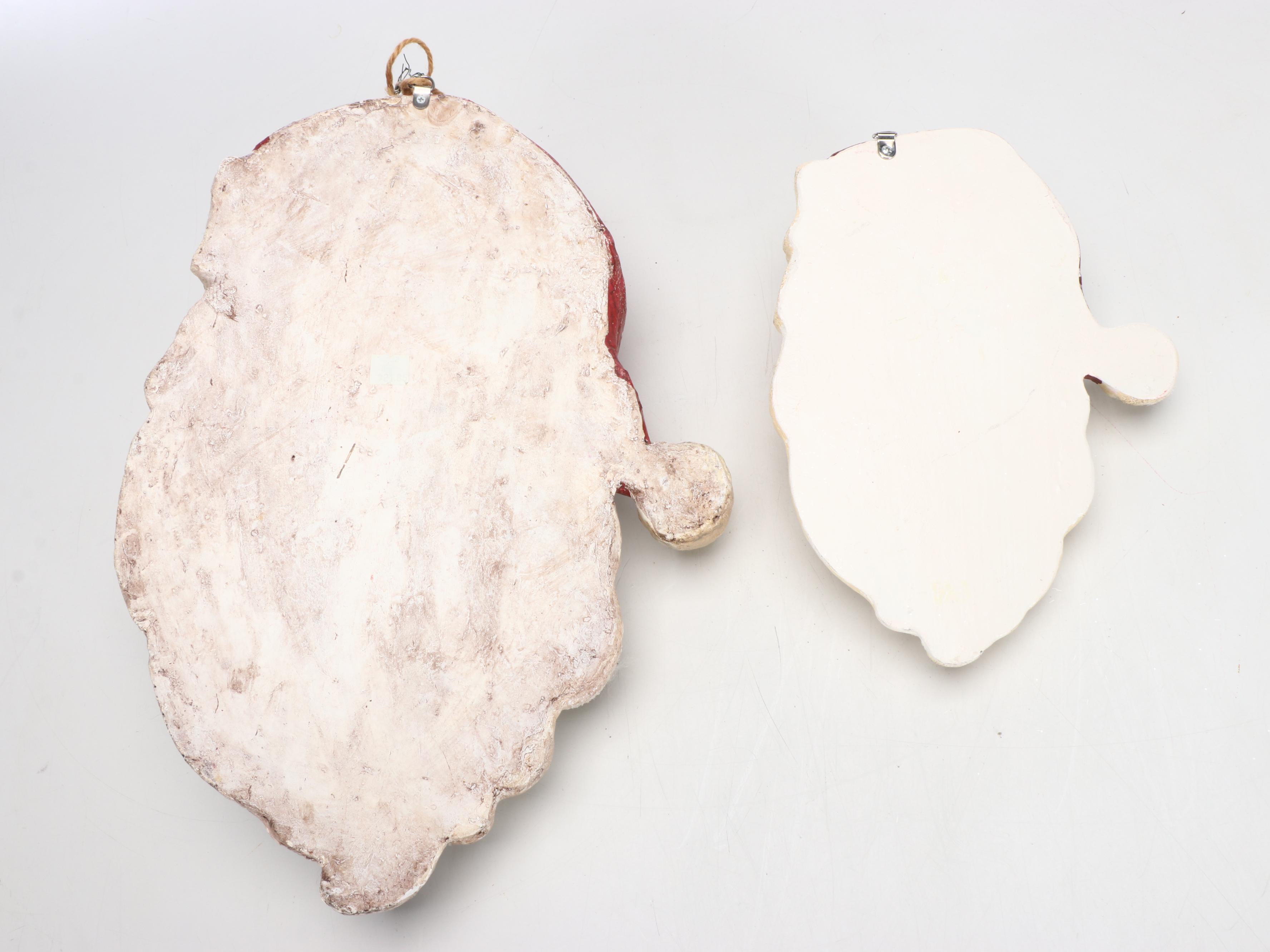 Polychrome Santa Claus Hanging Seasonal Décor