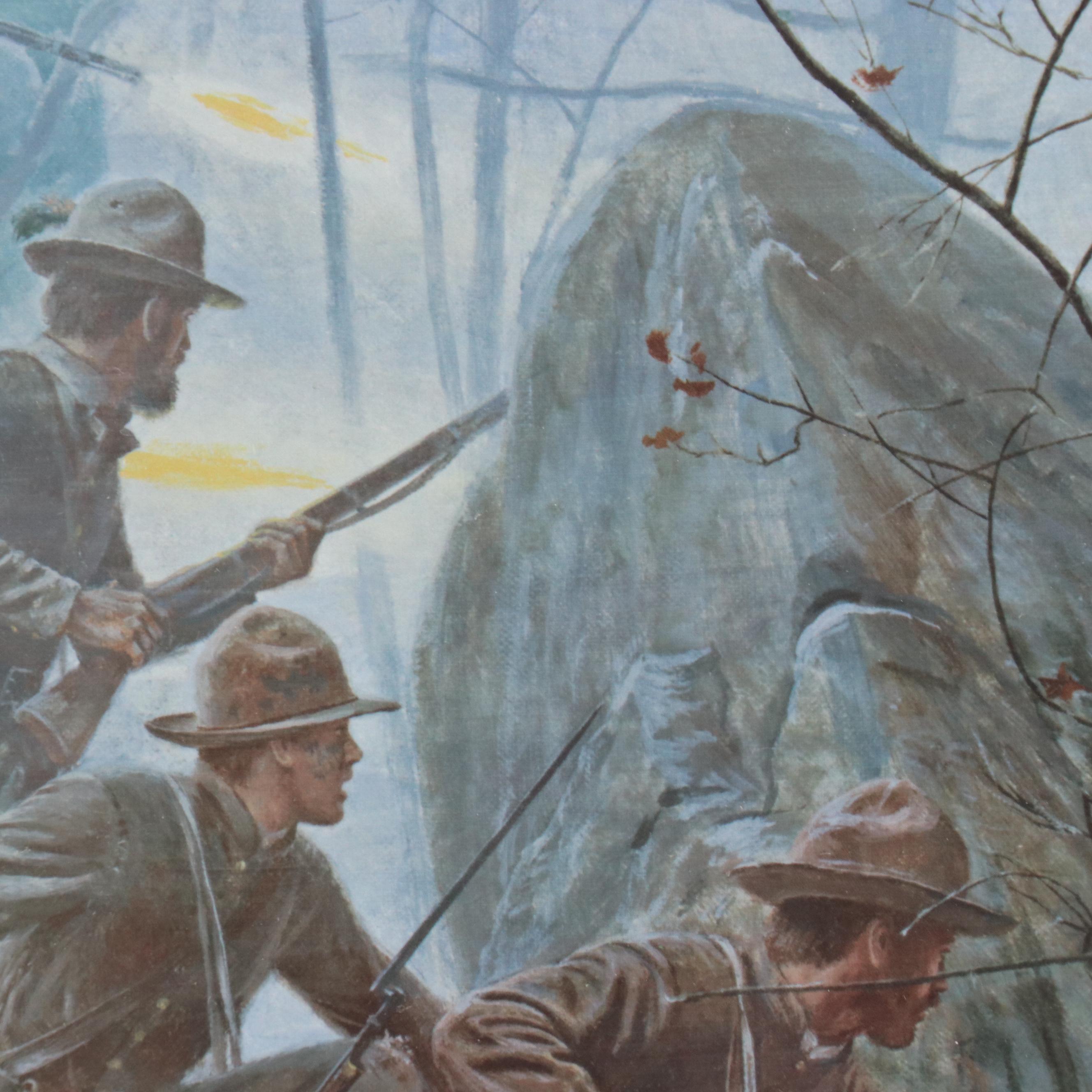 Mort Künstler Offset Lithograph "Battle Above the Clouds"