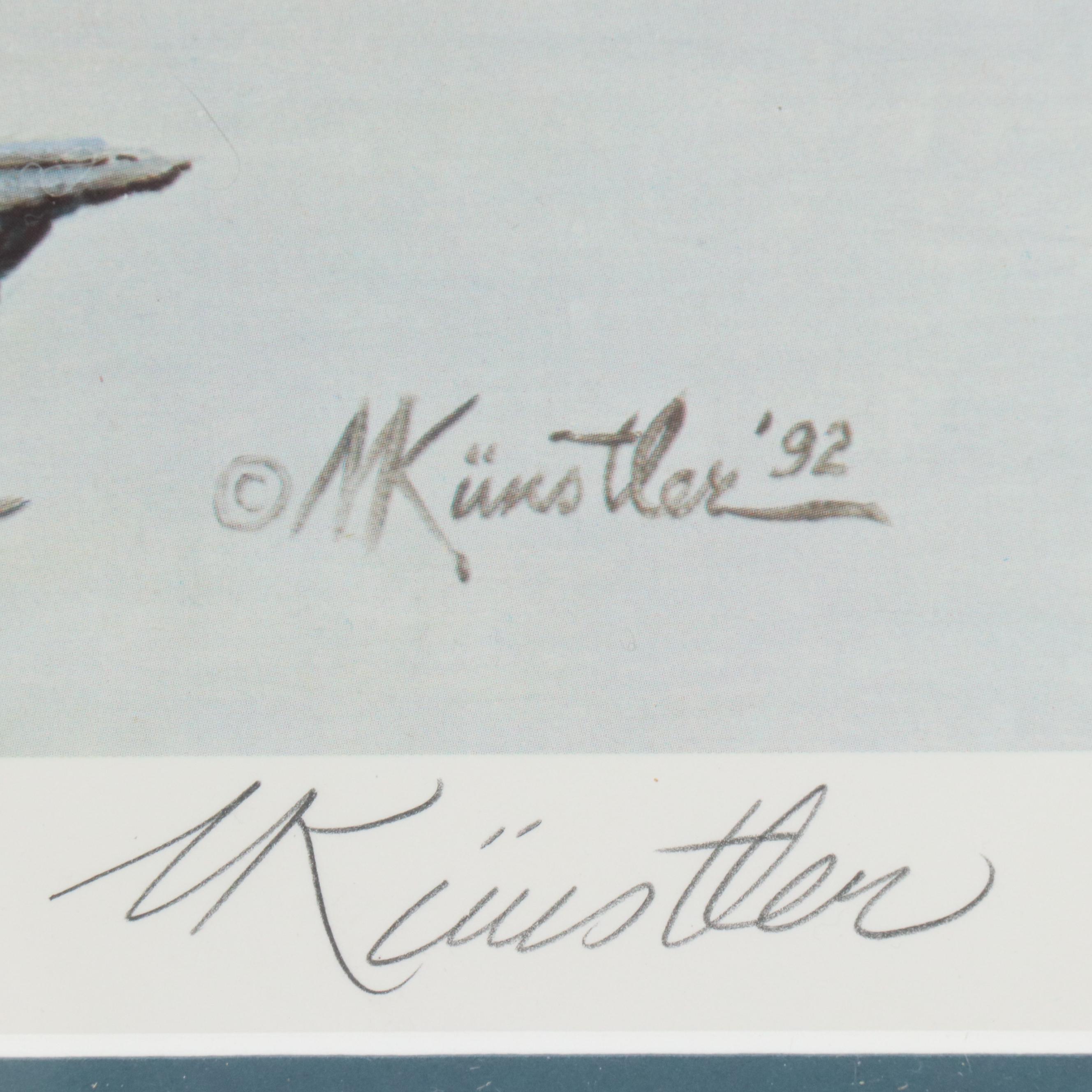 Mort Künstler Offset Lithograph "Battle Above the Clouds"