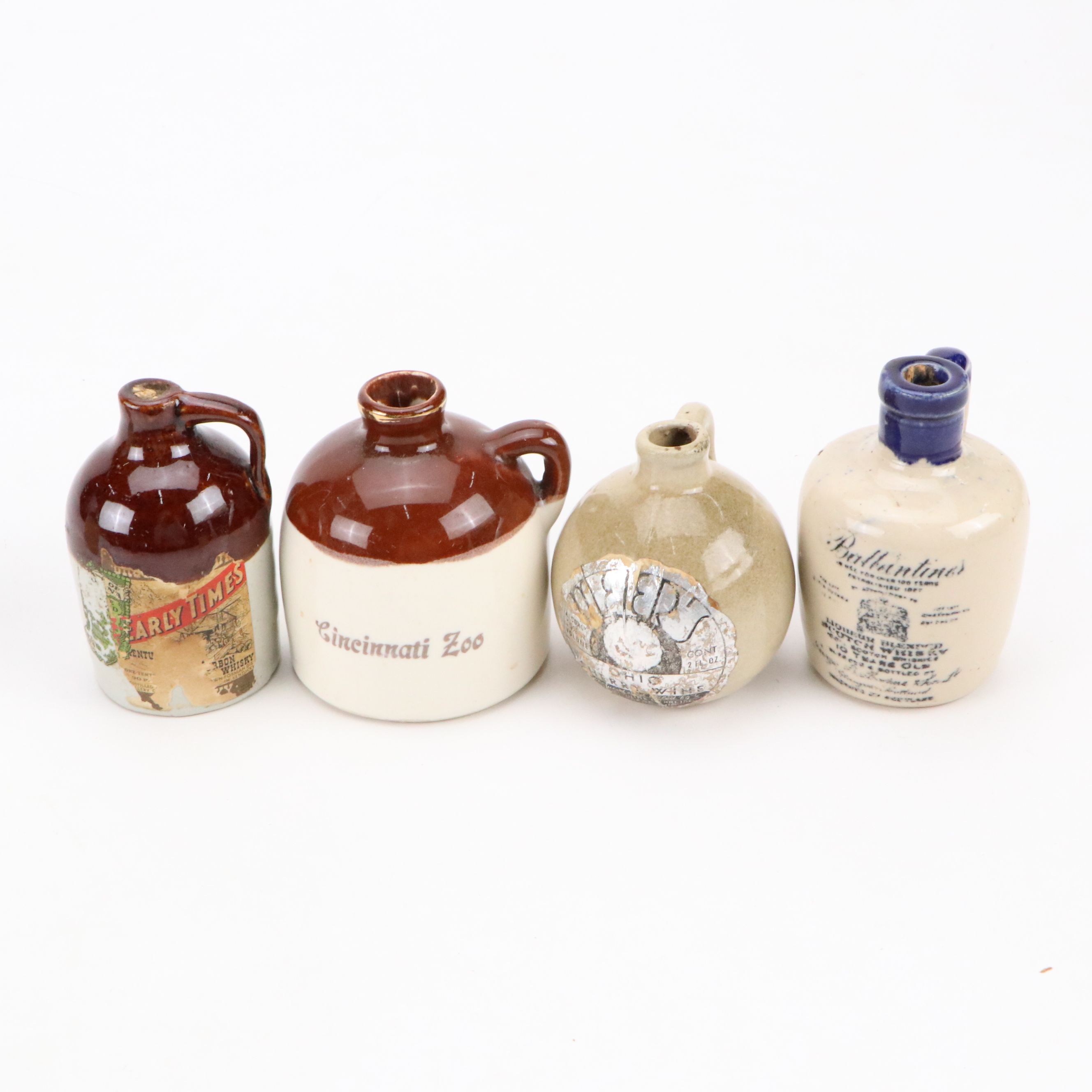 Antique Commercial and Souvenir Ceramic Jugs