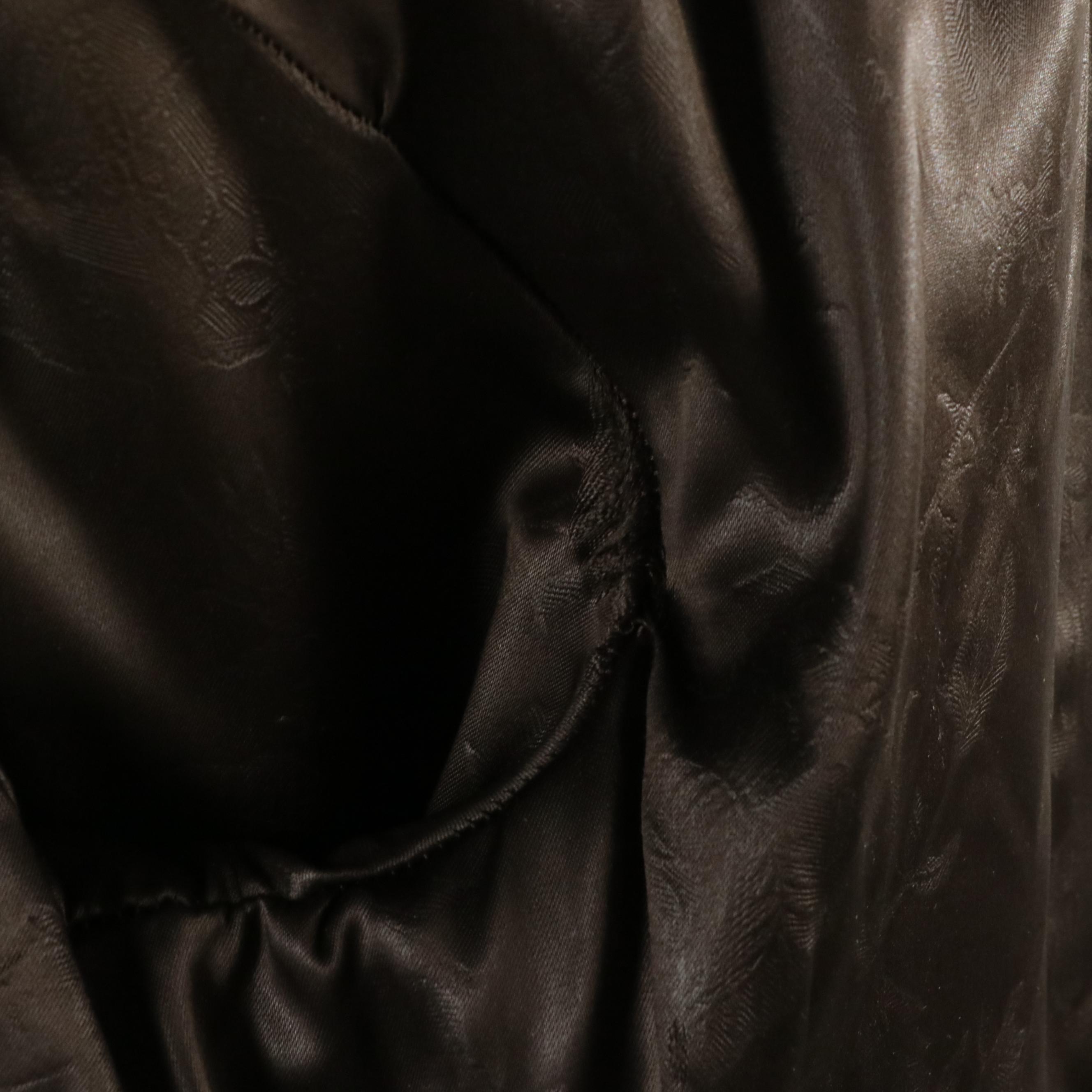 Russel Taylor Belted Faux Fur Coat