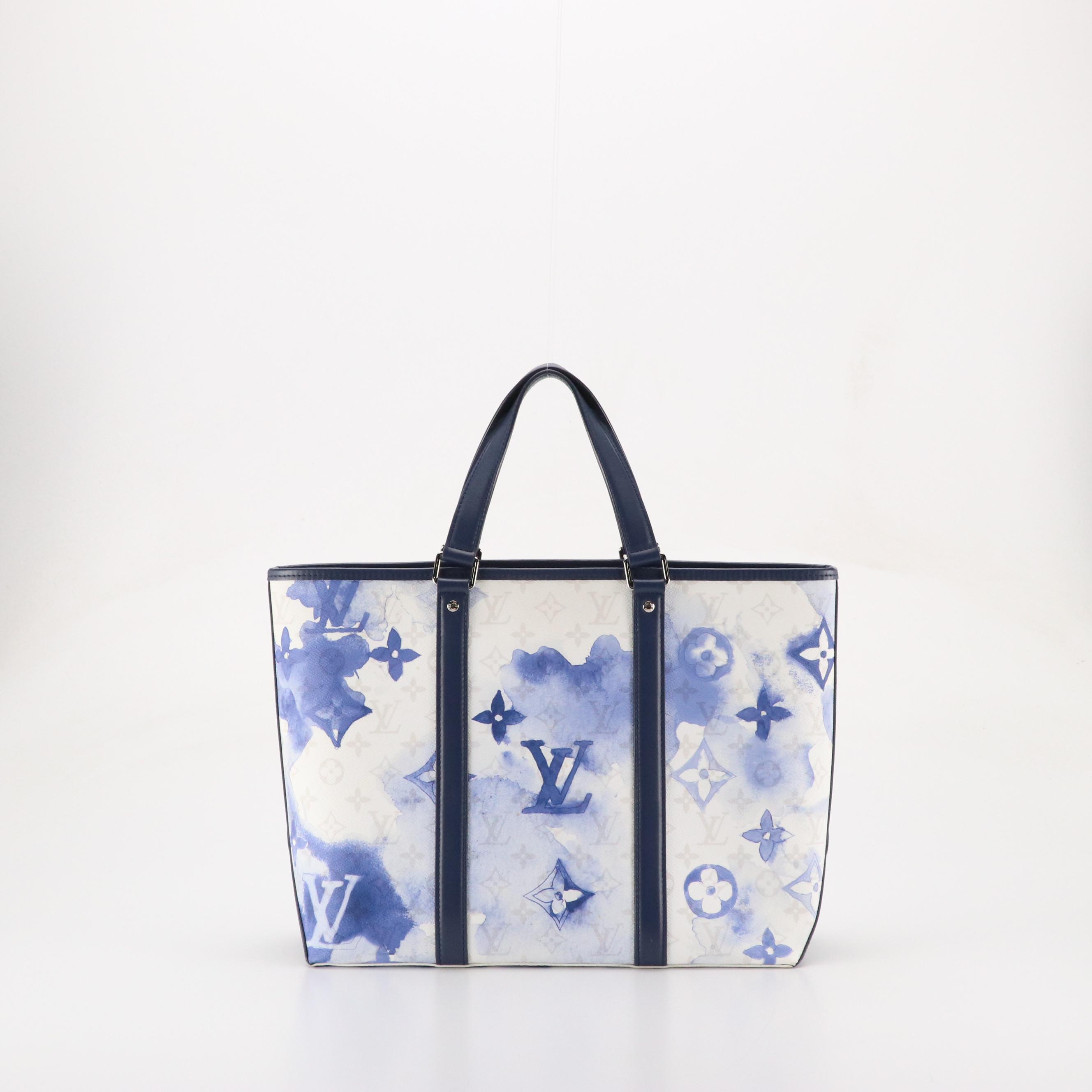 Louis Vuitton Limited Edition New Tote in Watercolor Monogram Canvas and Leather