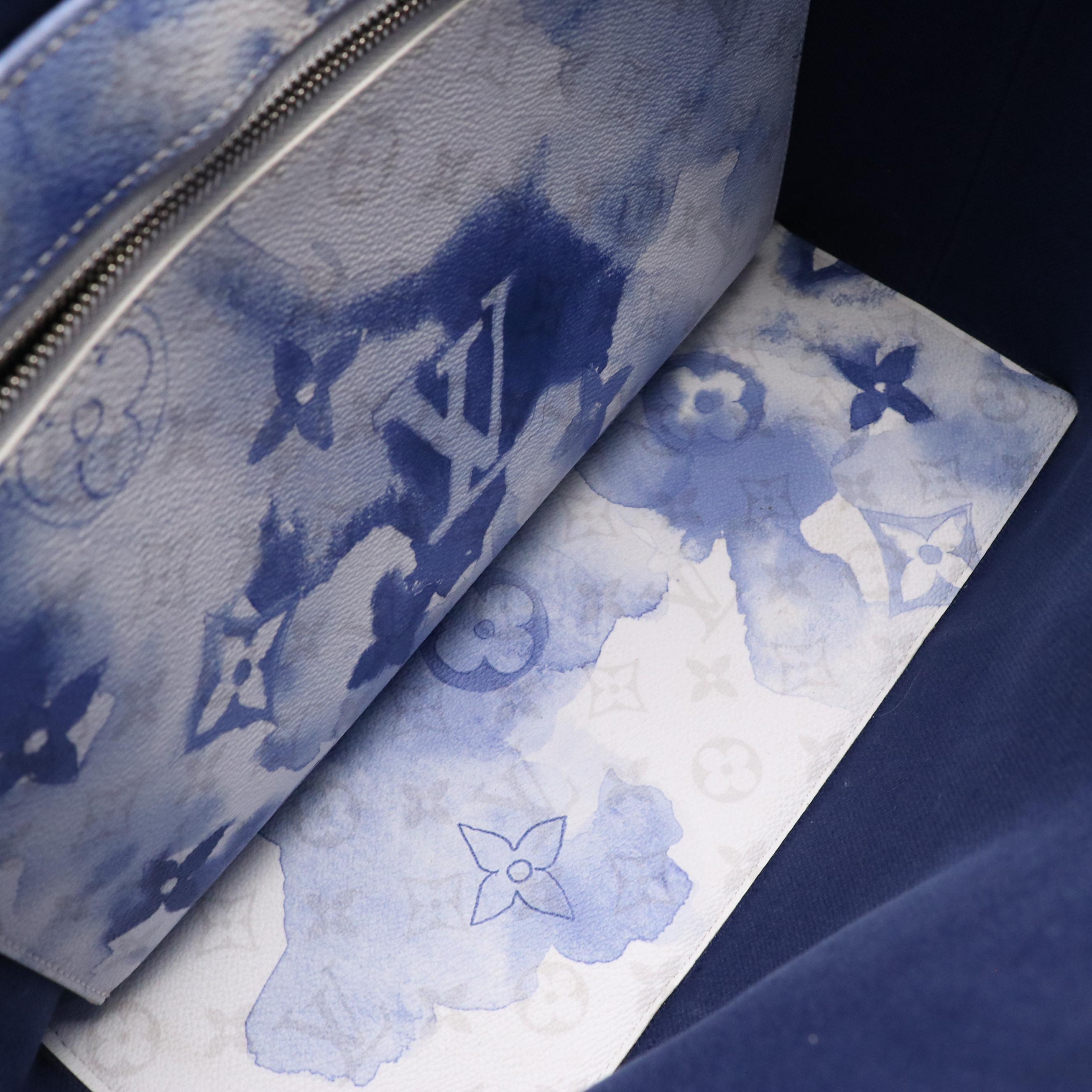 Louis Vuitton Limited Edition New Tote in Watercolor Monogram Canvas and Leather