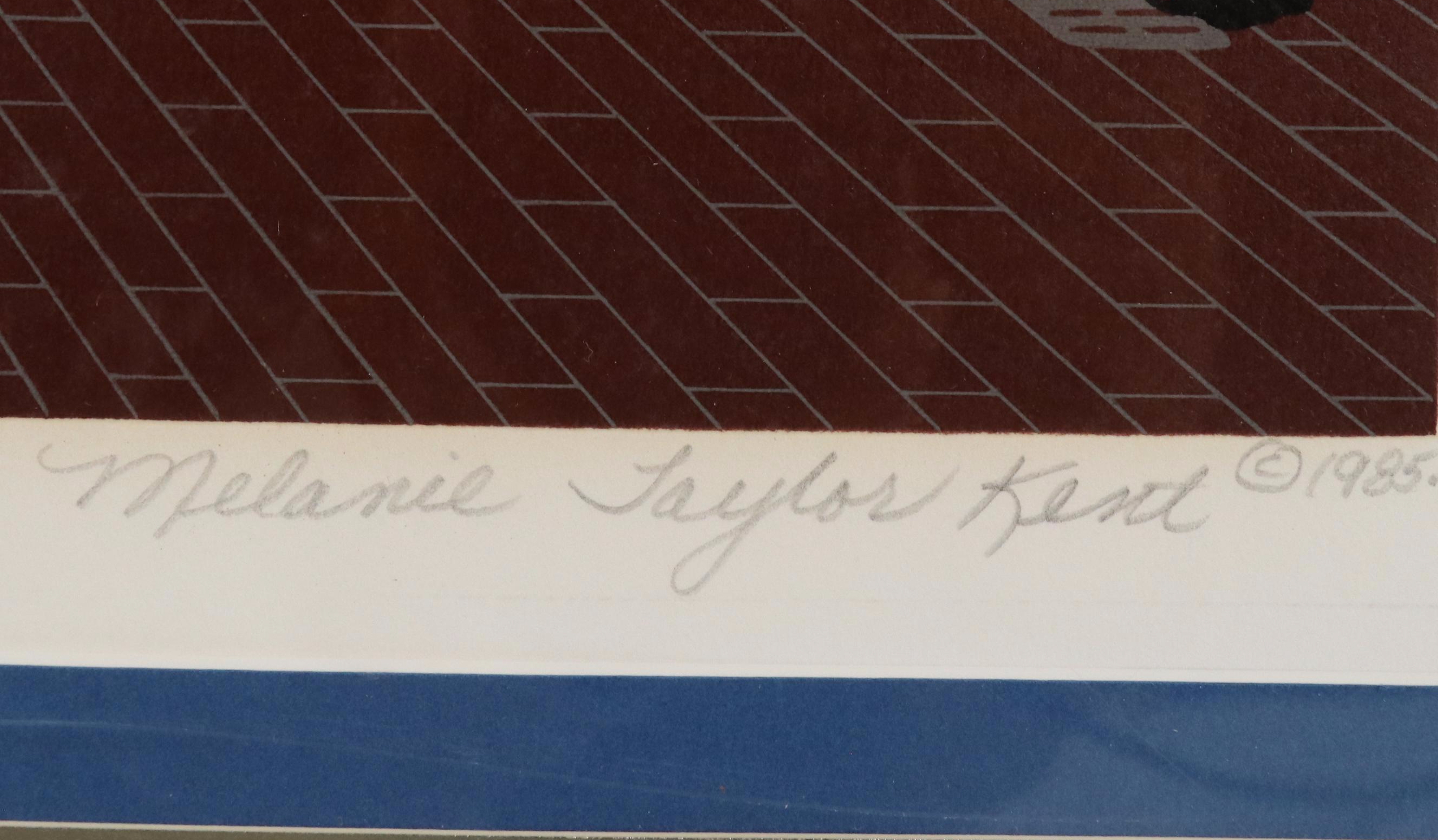 Melanie Taylor Kent Signed Serigraph "Return of the Cable Cars," 1985