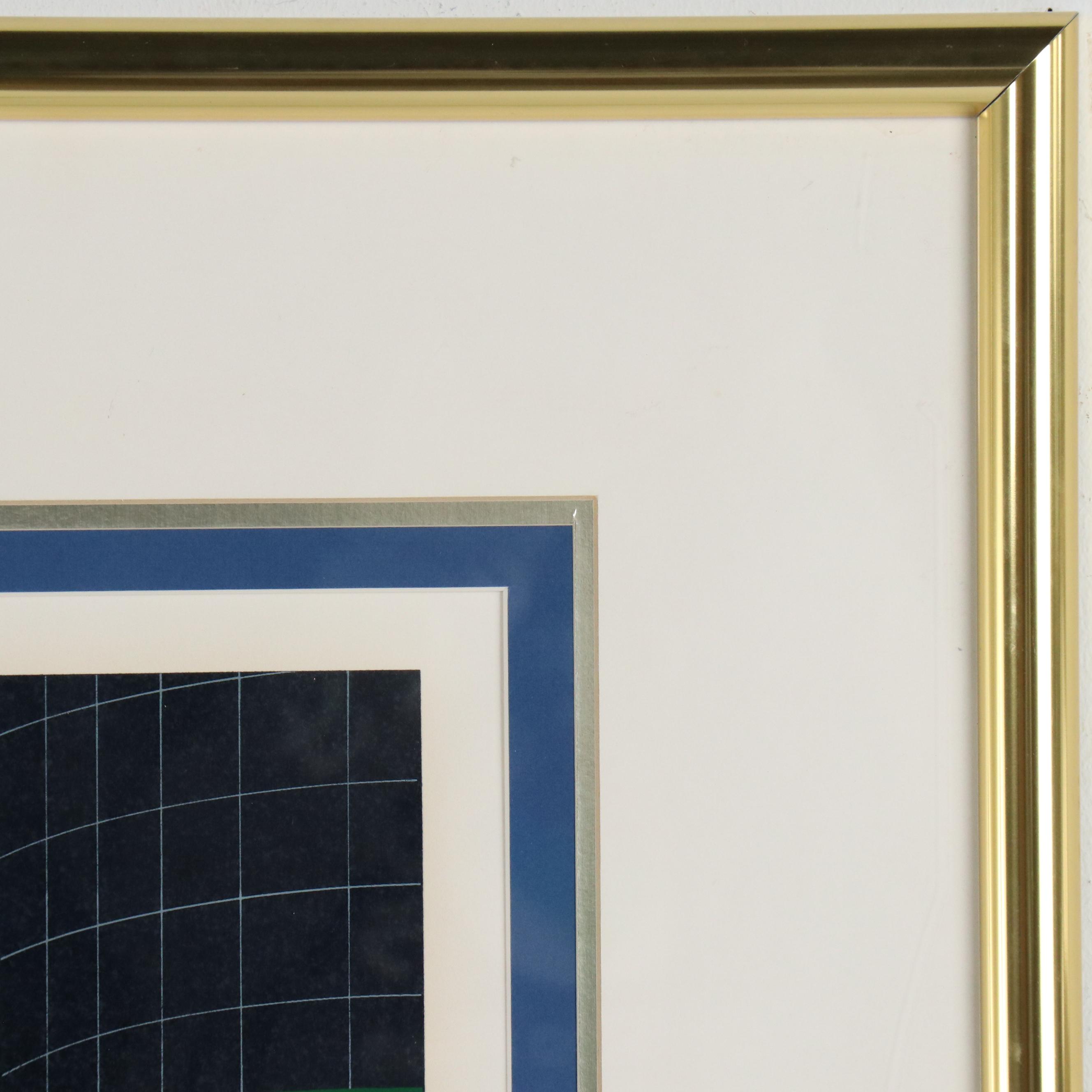 Melanie Taylor Kent Signed Serigraph "Return of the Cable Cars," 1985