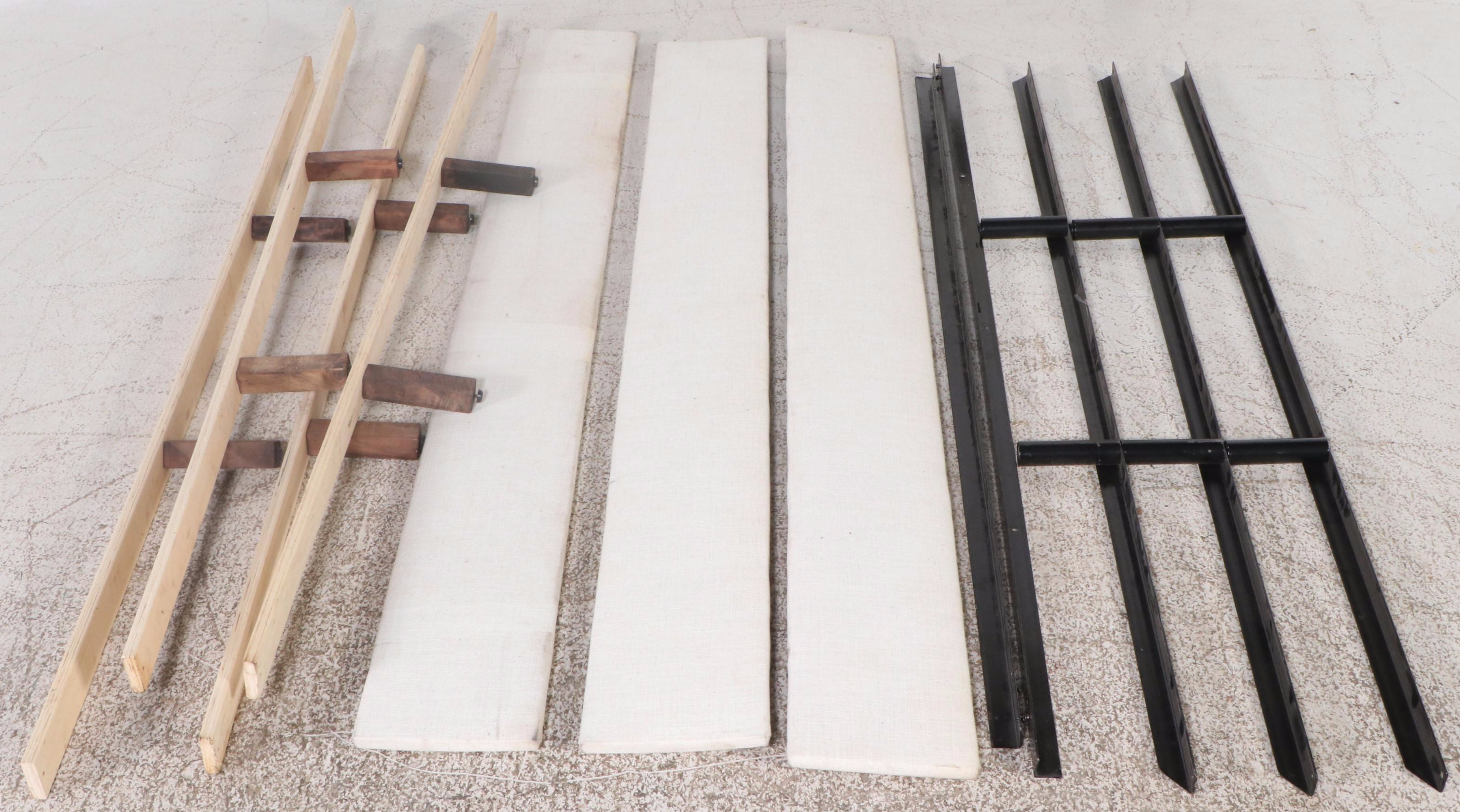 Skyline Furniture Modern Linen Upholstered King Size Bed Frame