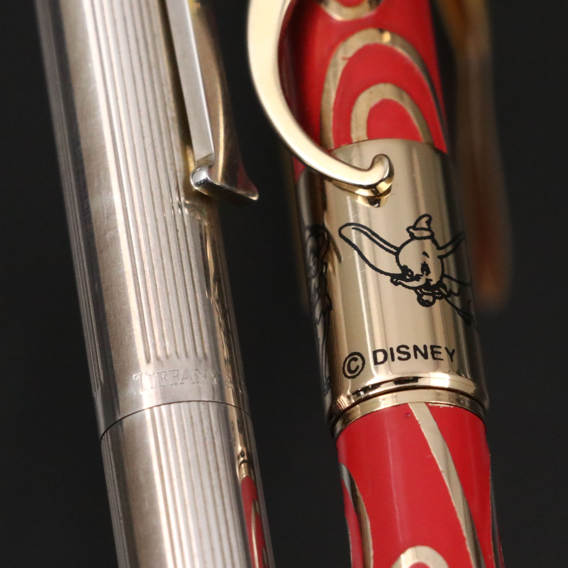 Tiffany & Co. T-Clip Sterling Silver Pen with Disney 75th Anniversary Pen