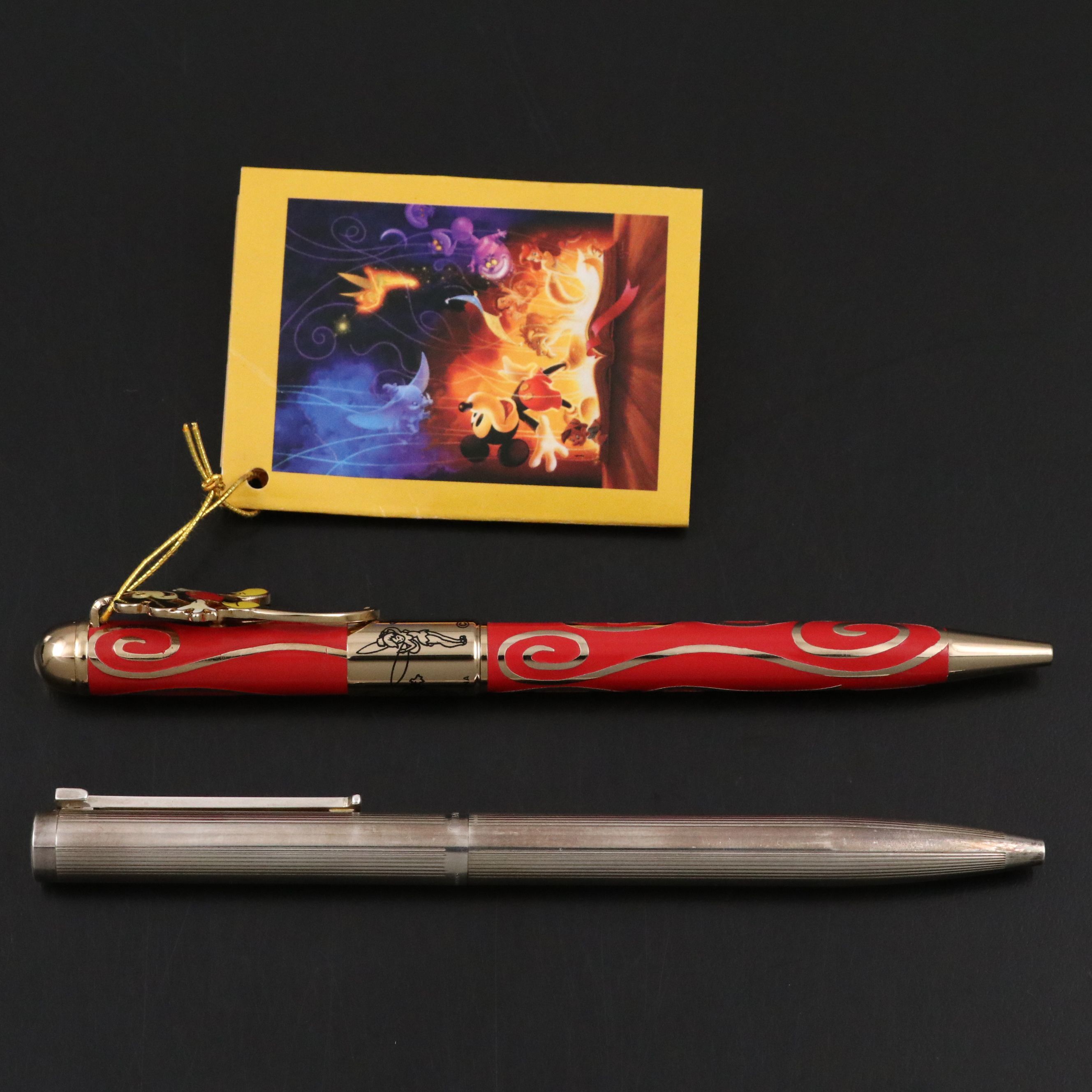 Tiffany & Co. T-Clip Sterling Silver Pen with Disney 75th Anniversary Pen