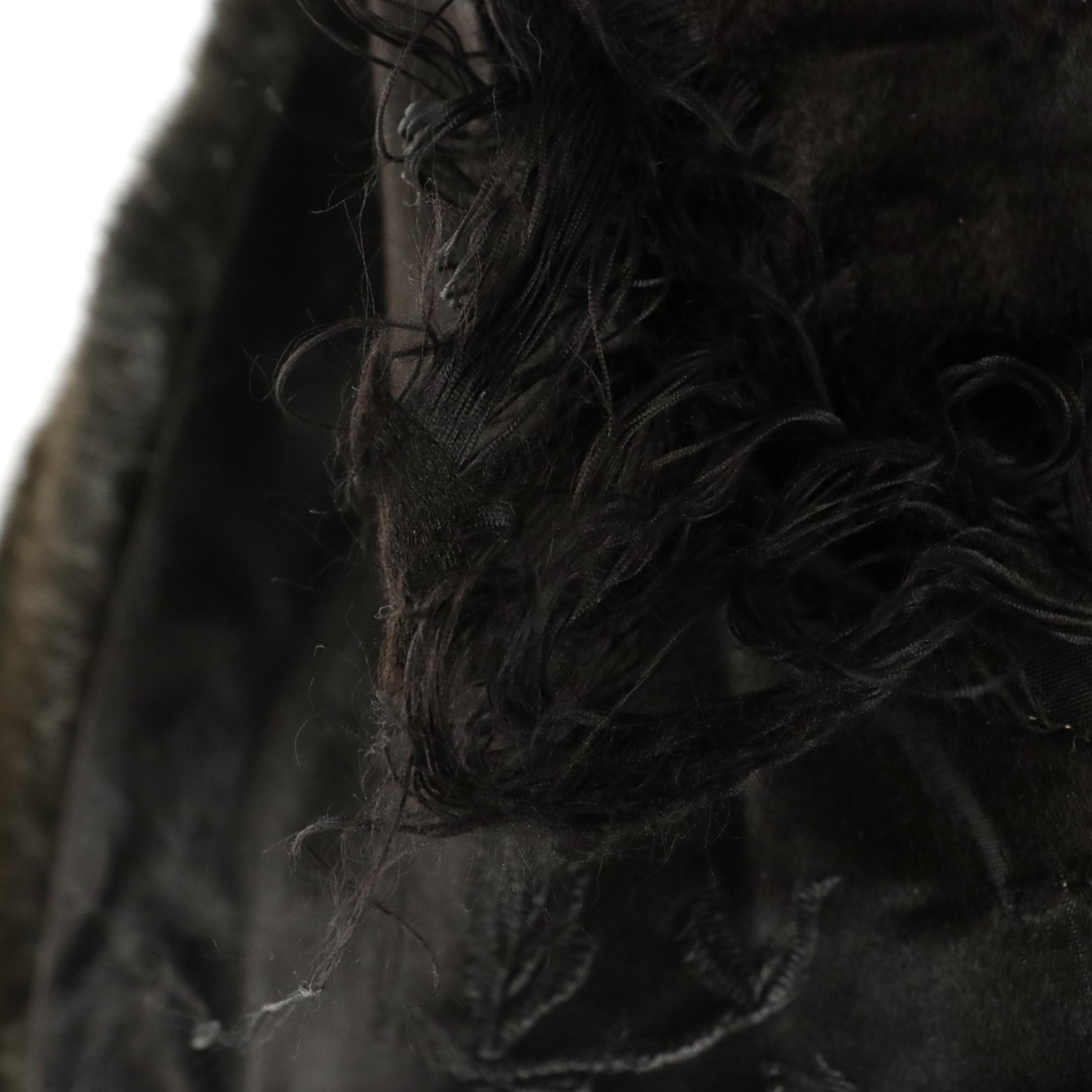 Russel Taylor Belted Coat in Borgazia Faux Fur