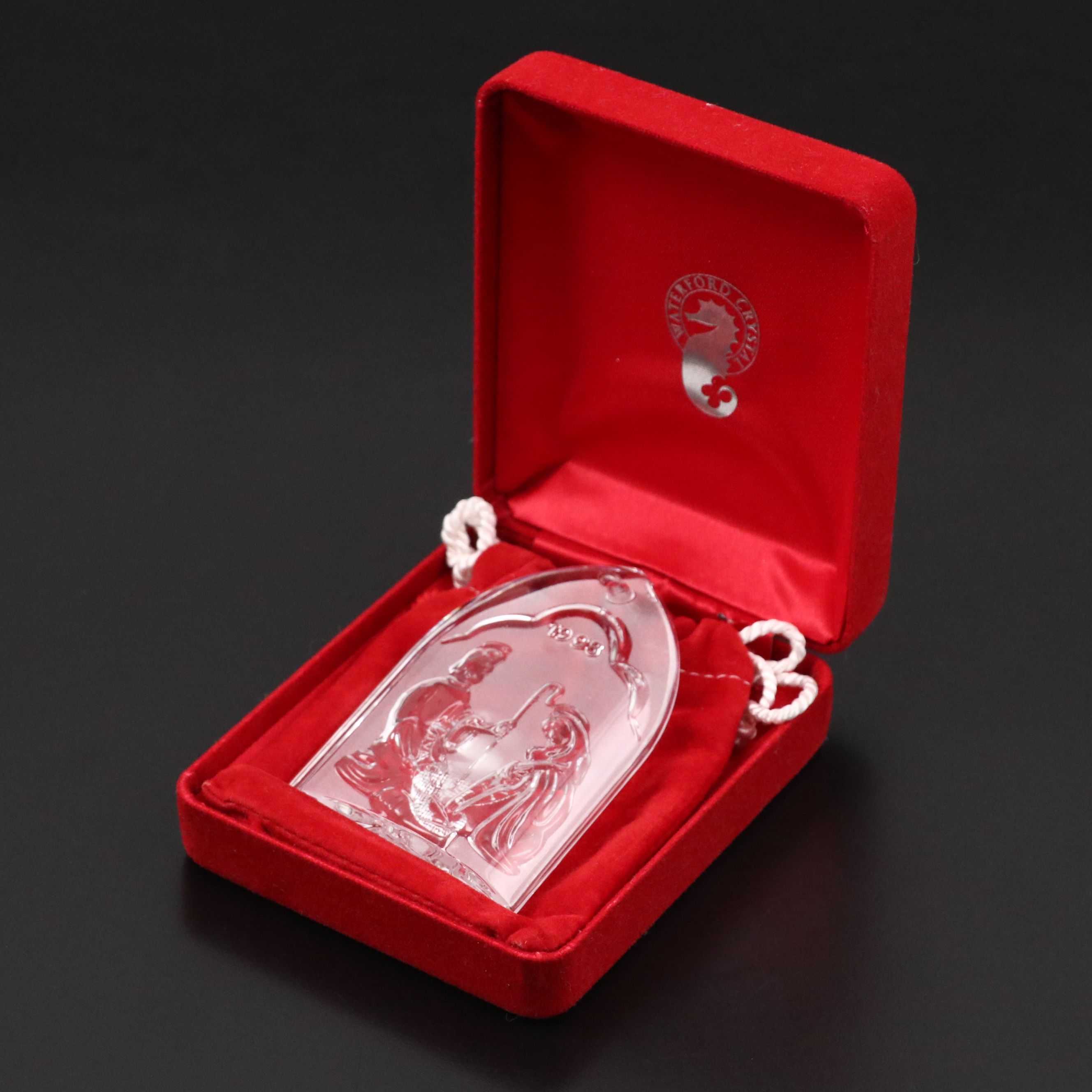 Waterford Crystal Nativity Ornament, 1998