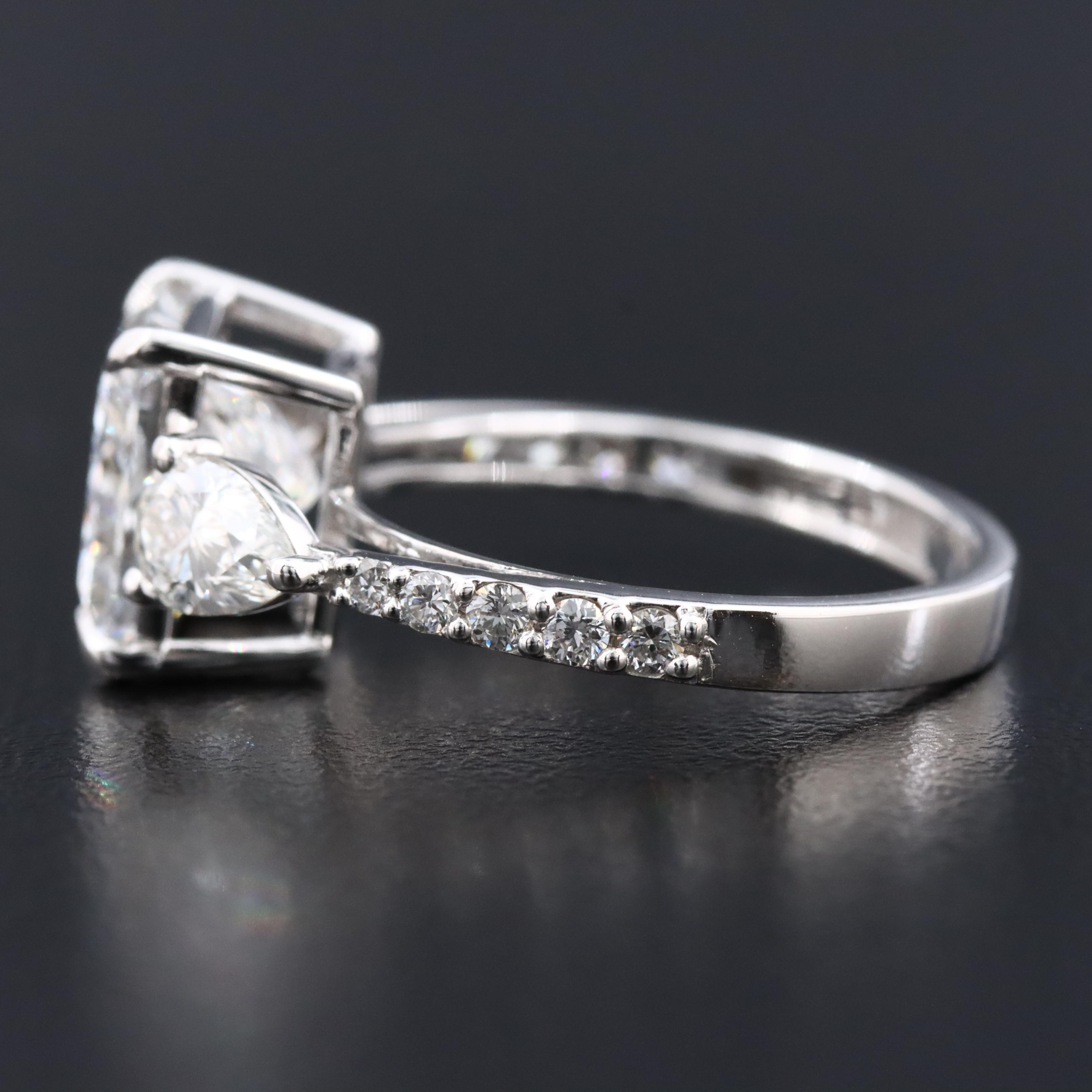 14K 4.47 CTW Lab Grown Diamond Ring with IGI Report