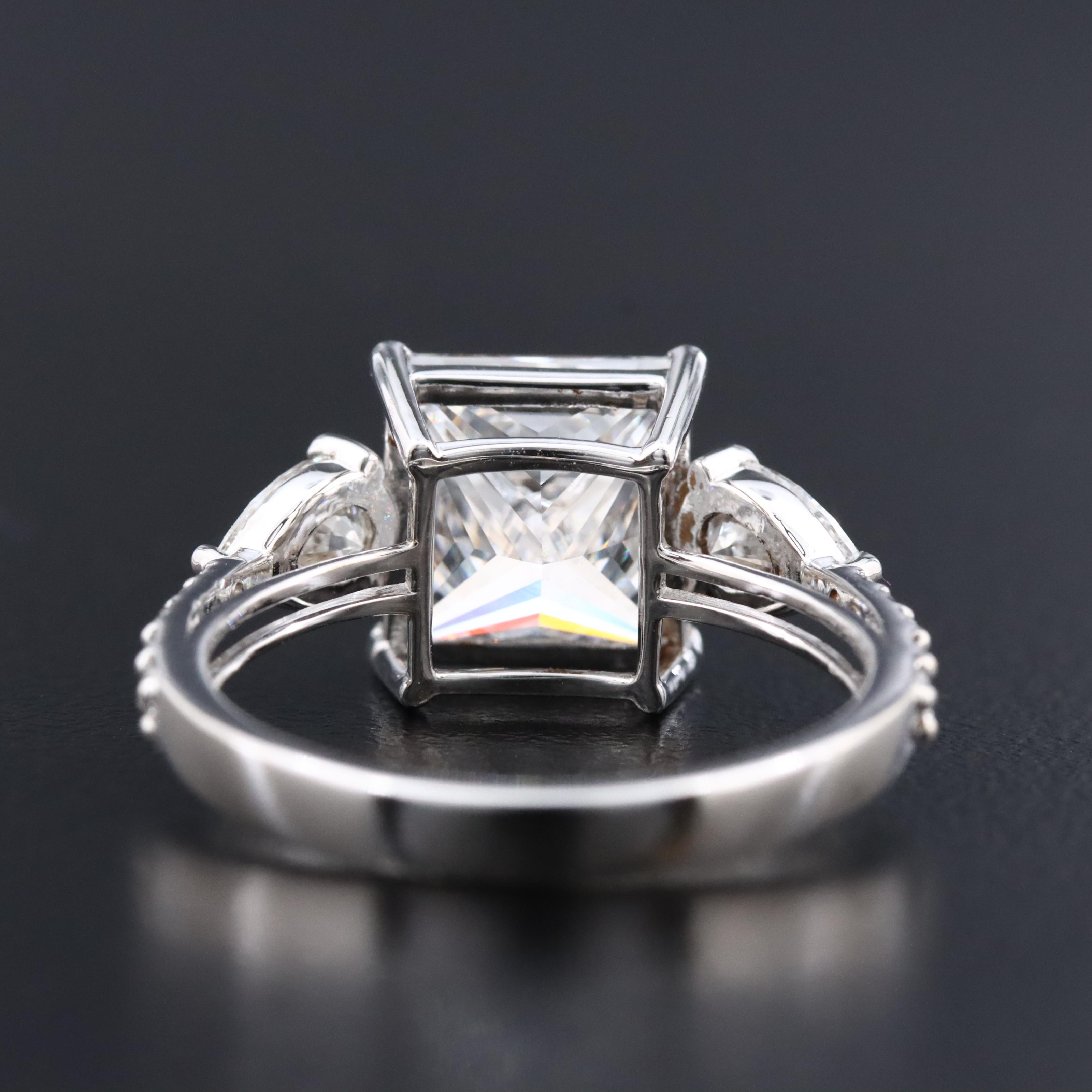 14K 4.47 CTW Lab Grown Diamond Ring with IGI Report