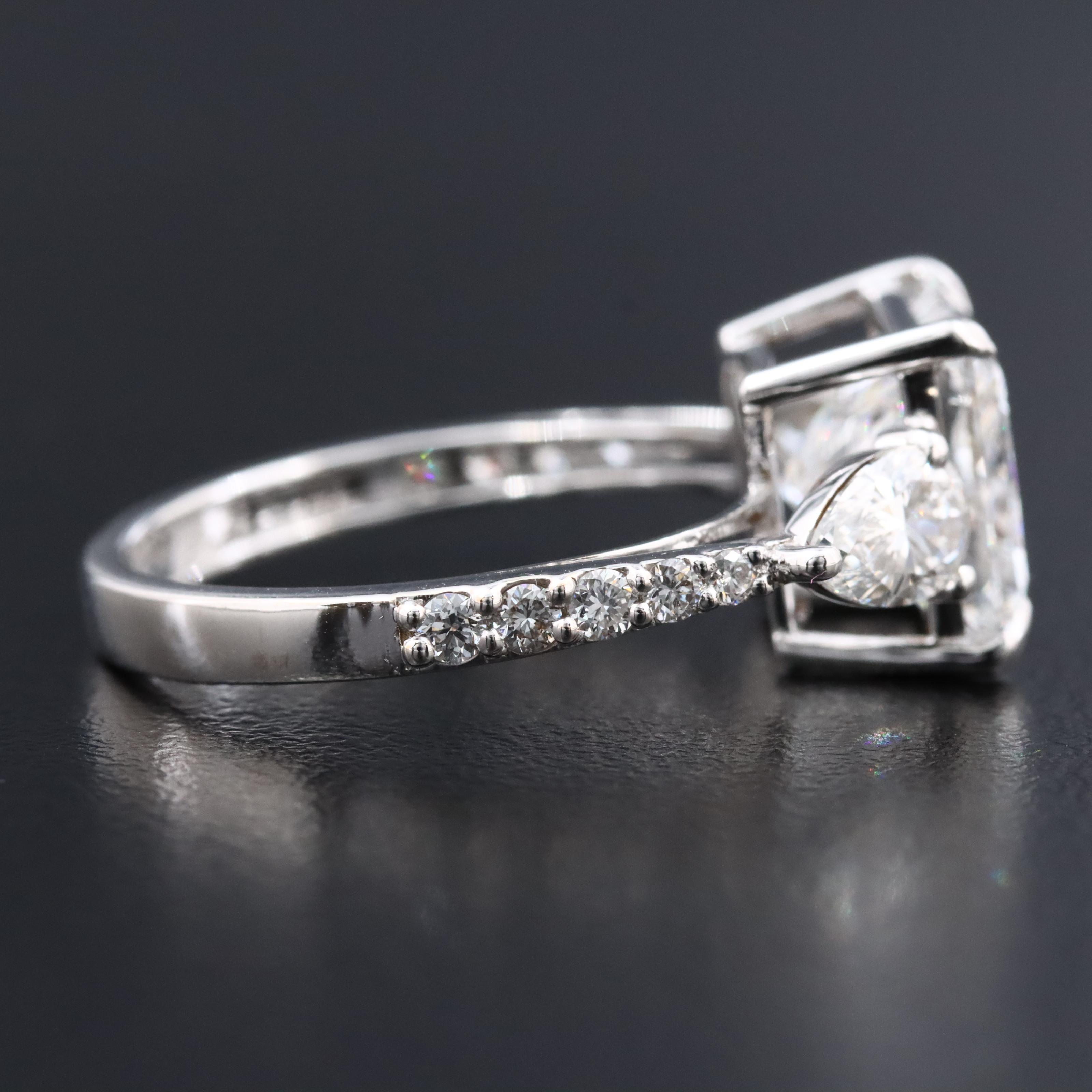 14K 4.47 CTW Lab Grown Diamond Ring with IGI Report