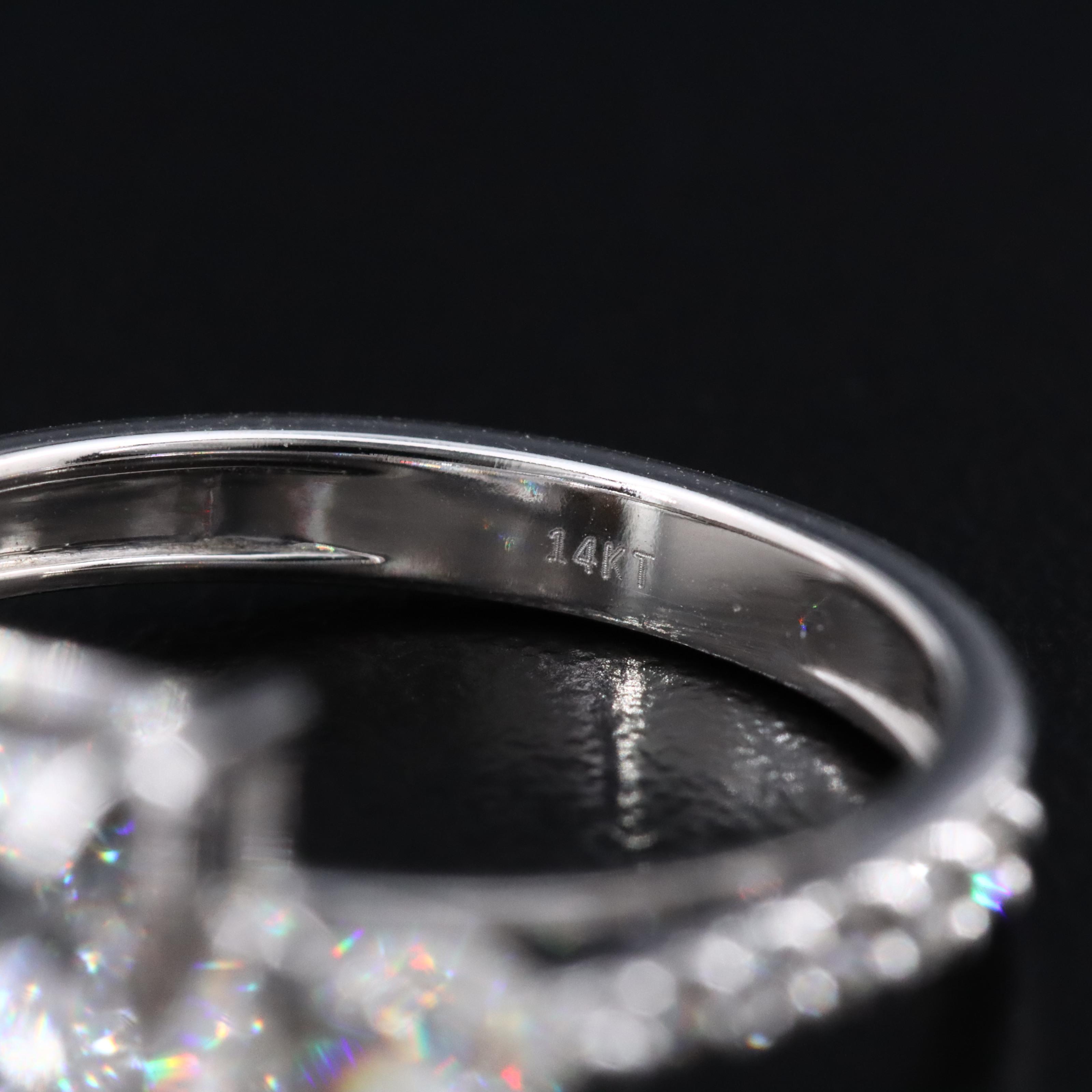 14K 4.47 CTW Lab Grown Diamond Ring with IGI Report