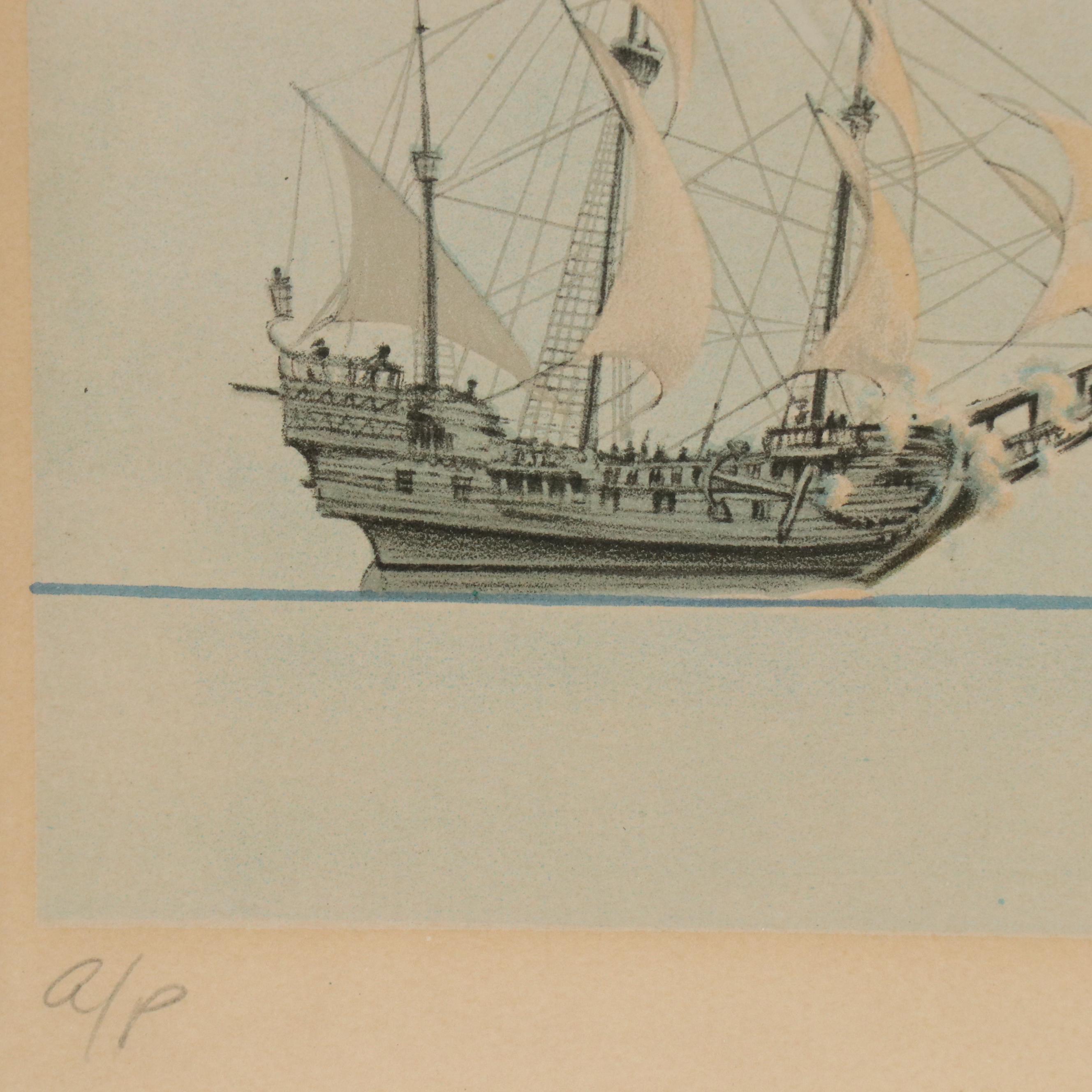 Norman Rockwell Signed Lithograph "A Family Tree," Circa 1959