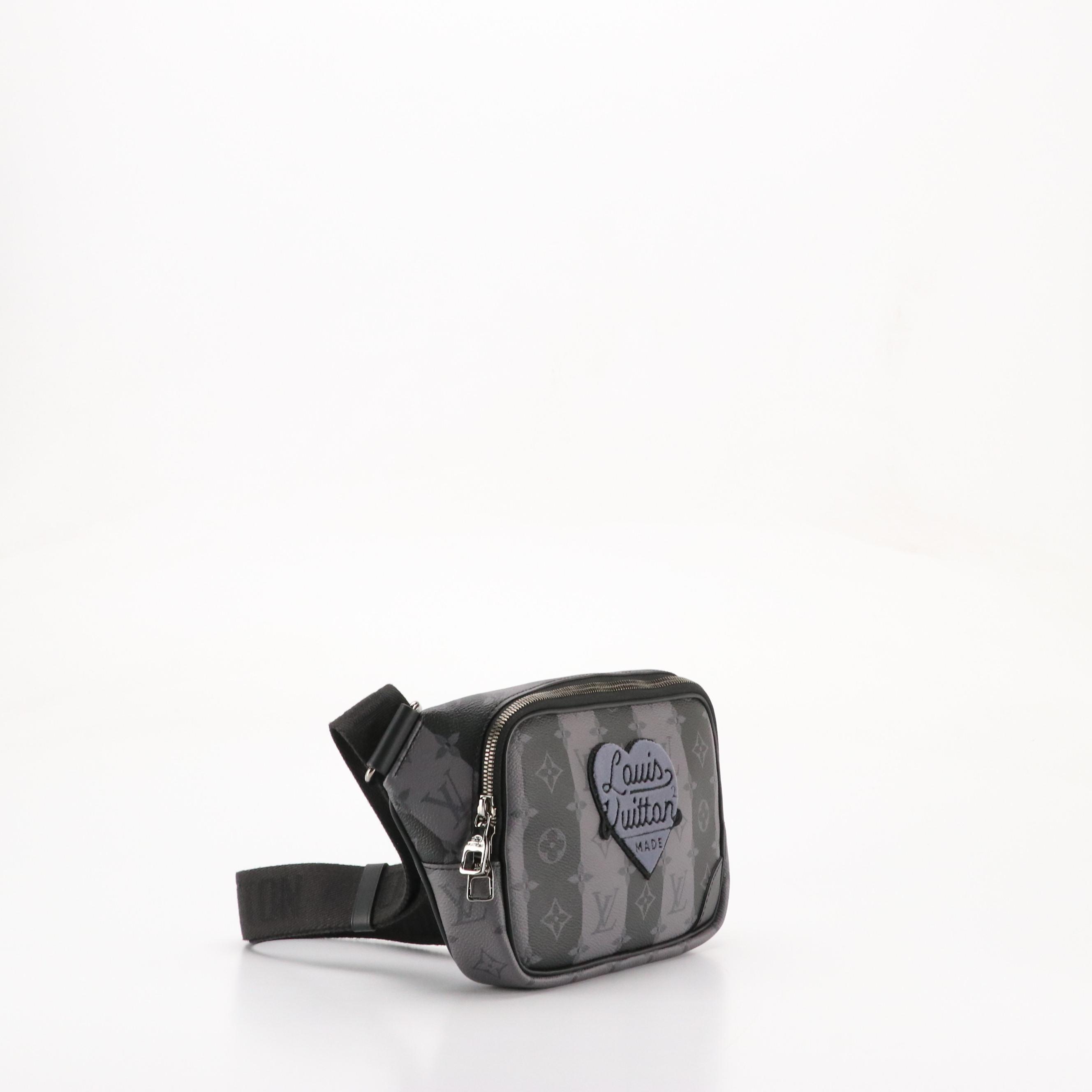 Louis Vuitton x Nigo Modular Sling Bag in Monogram Eclipse Striped Canvas