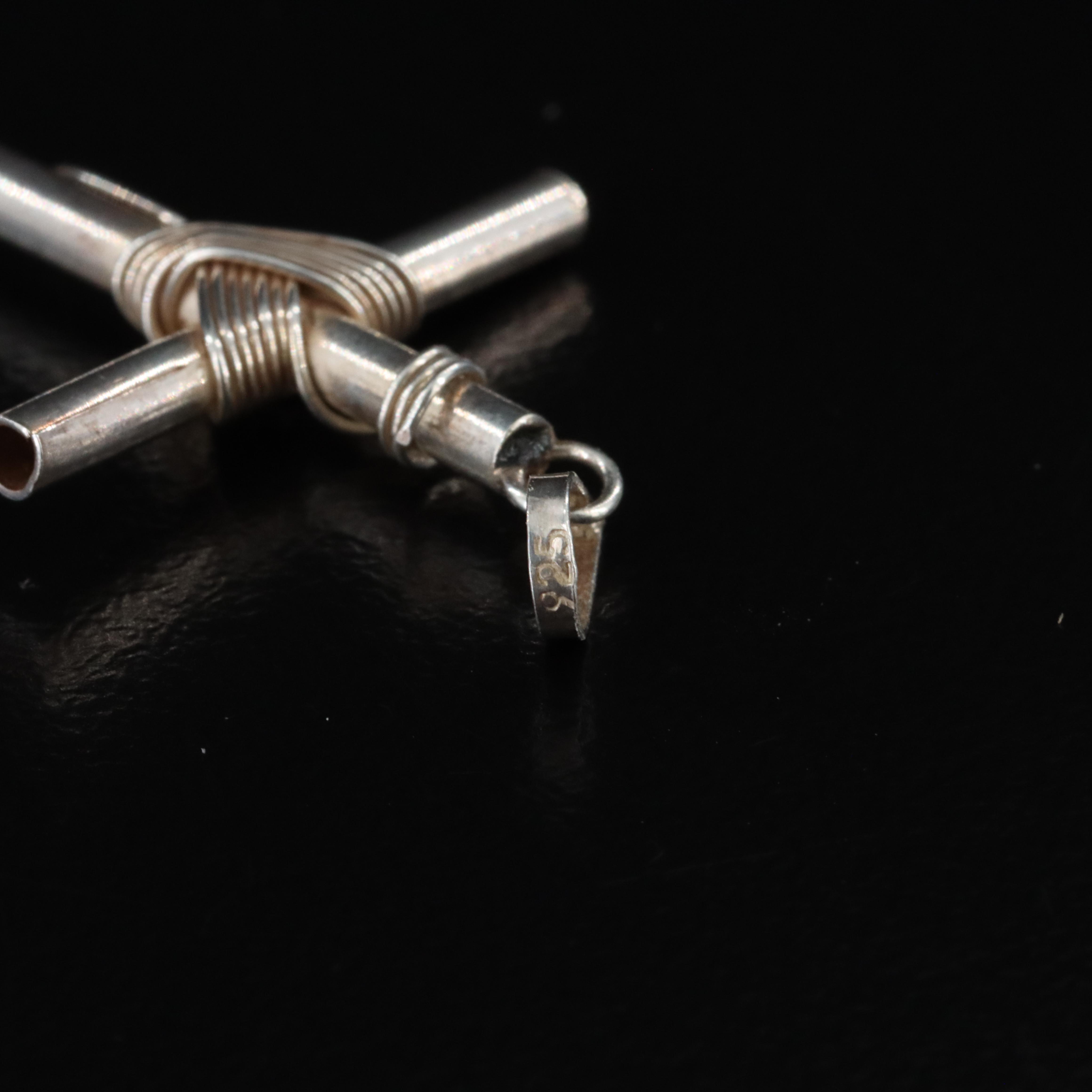 Sterling Wire Wrapped Cross Pendant