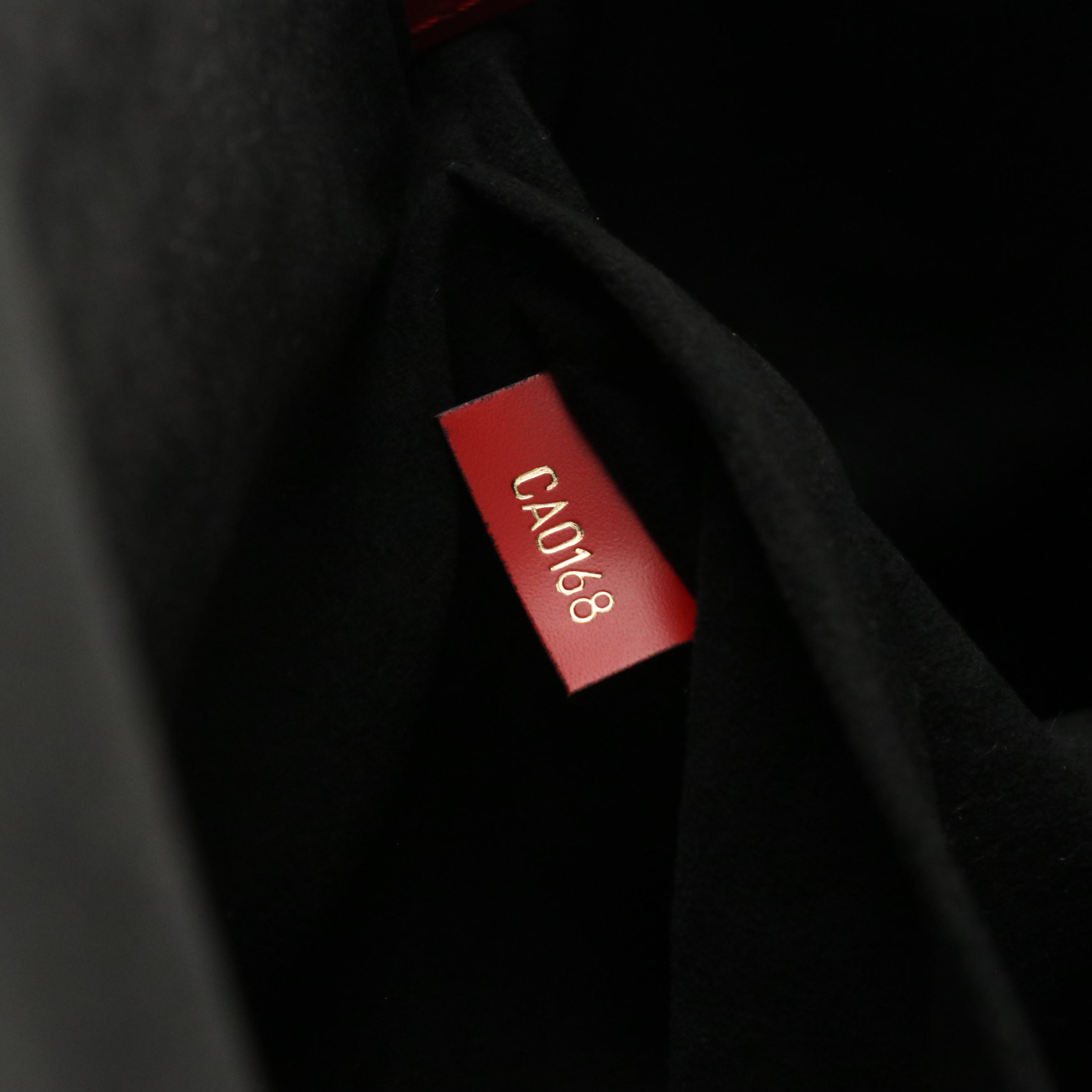 Louis Vuitton Boccador Two-Way Satchel in Red Epi and Smooth Leather, With Box