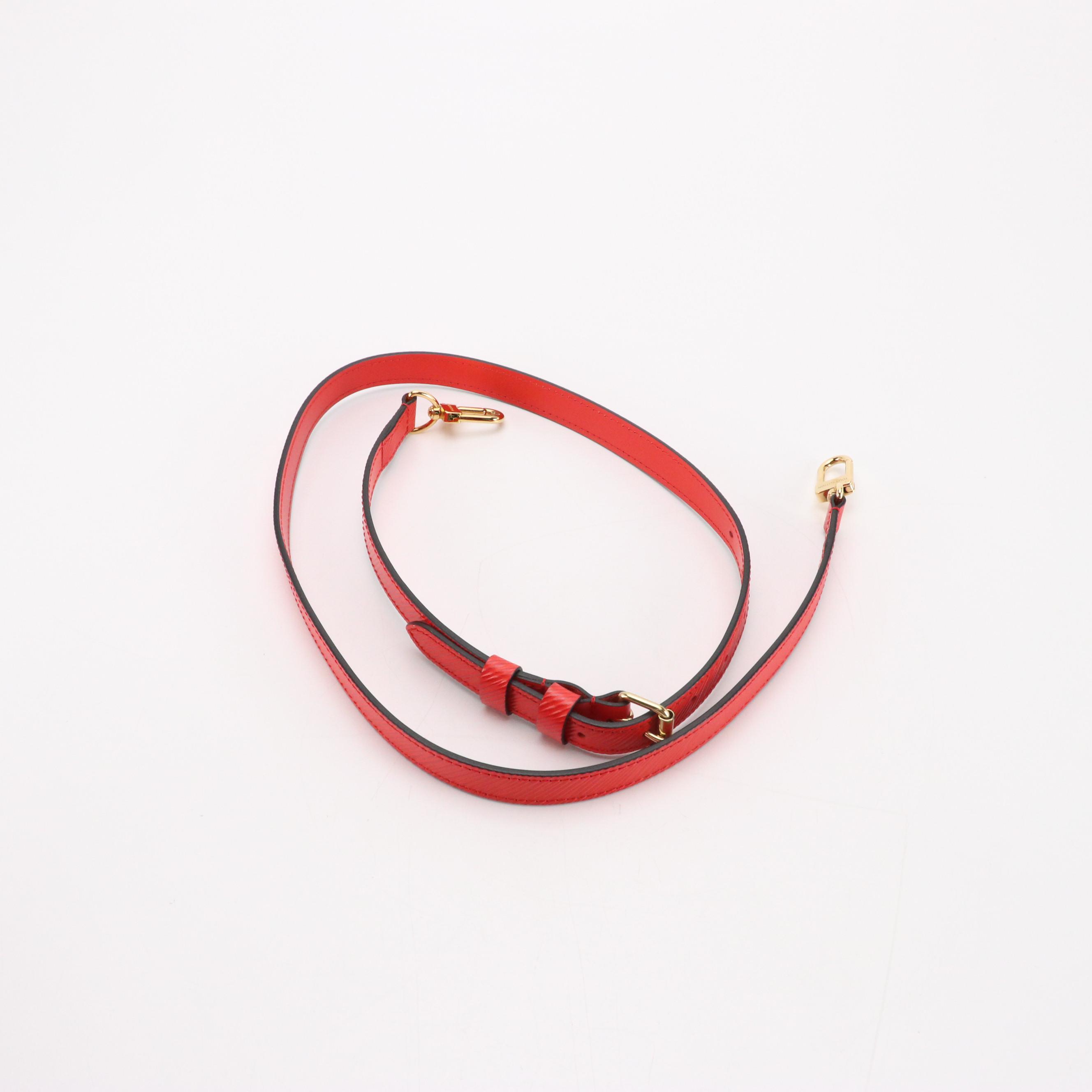 Louis Vuitton Boccador Two-Way Satchel in Red Epi and Smooth Leather, With Box