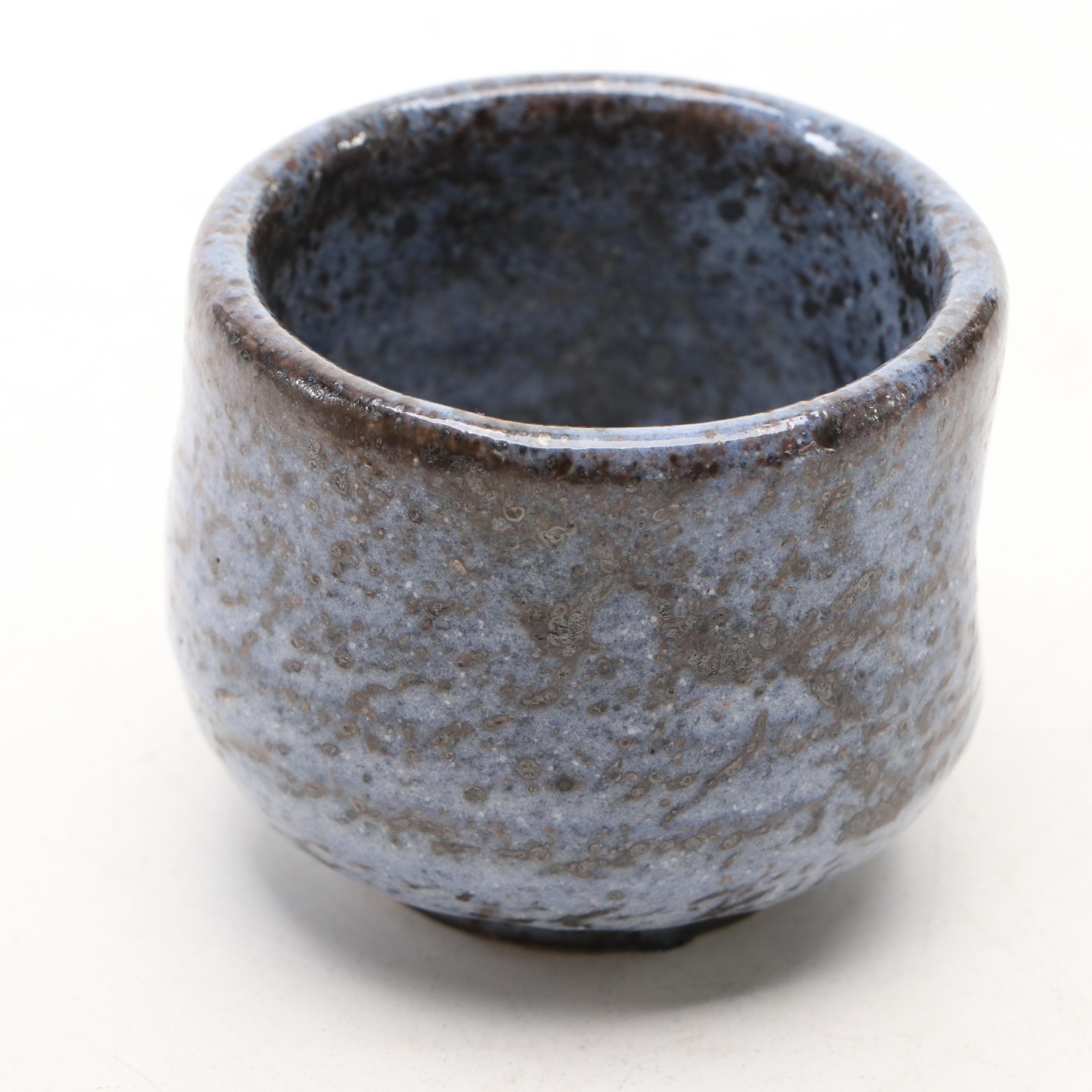 Japanese Mino Ware Guinomi Sake Cup