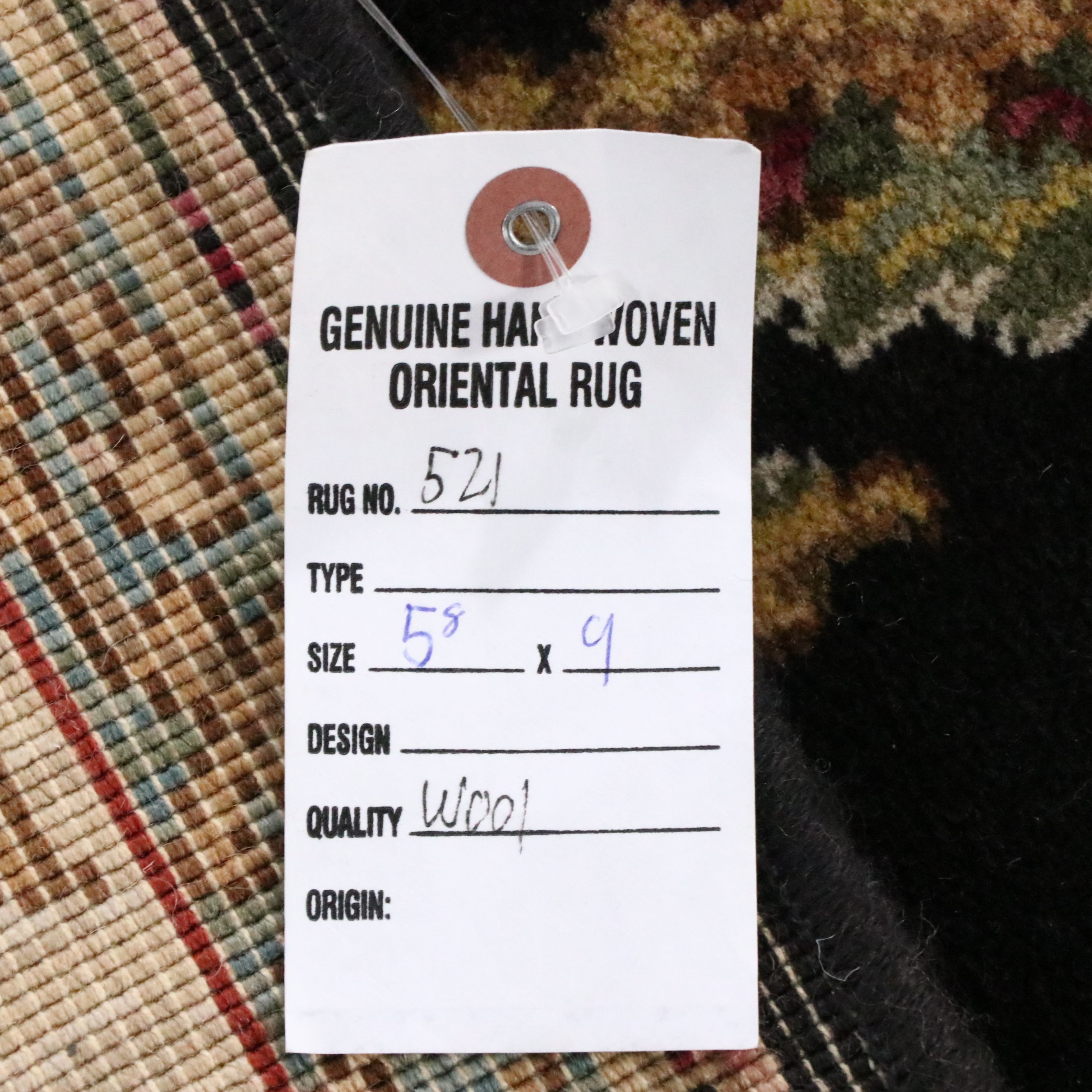 5'9 x 9'3 Machine Made Karastan Shapura "Bel Canto" Area Rug