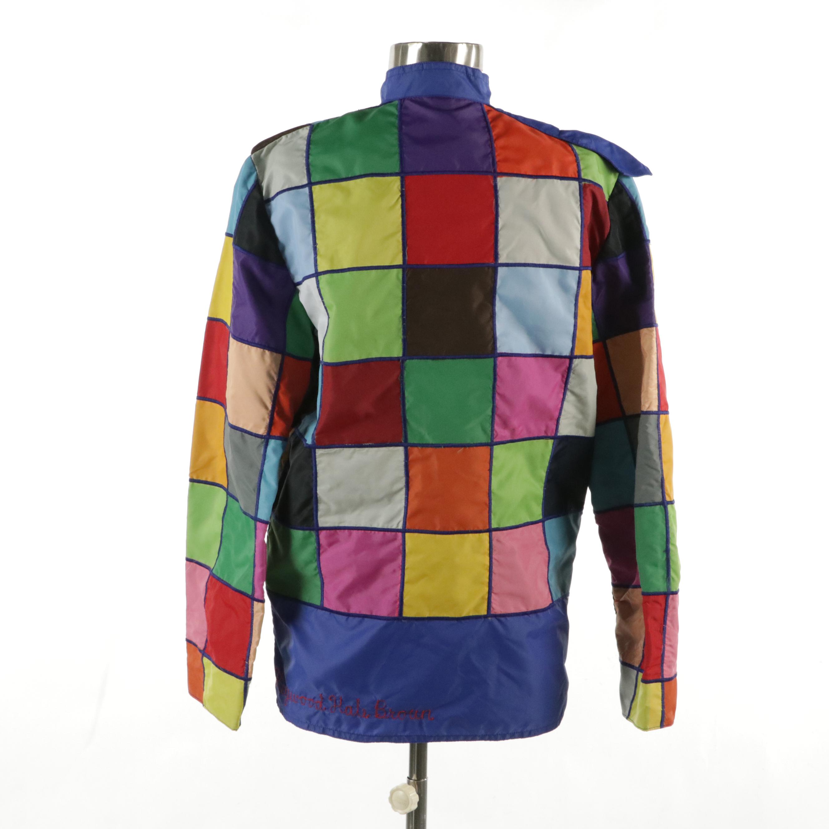 Silks Unlimited Heywood Hale Broun Inspired Patchwork Jacket and Jockey Cap