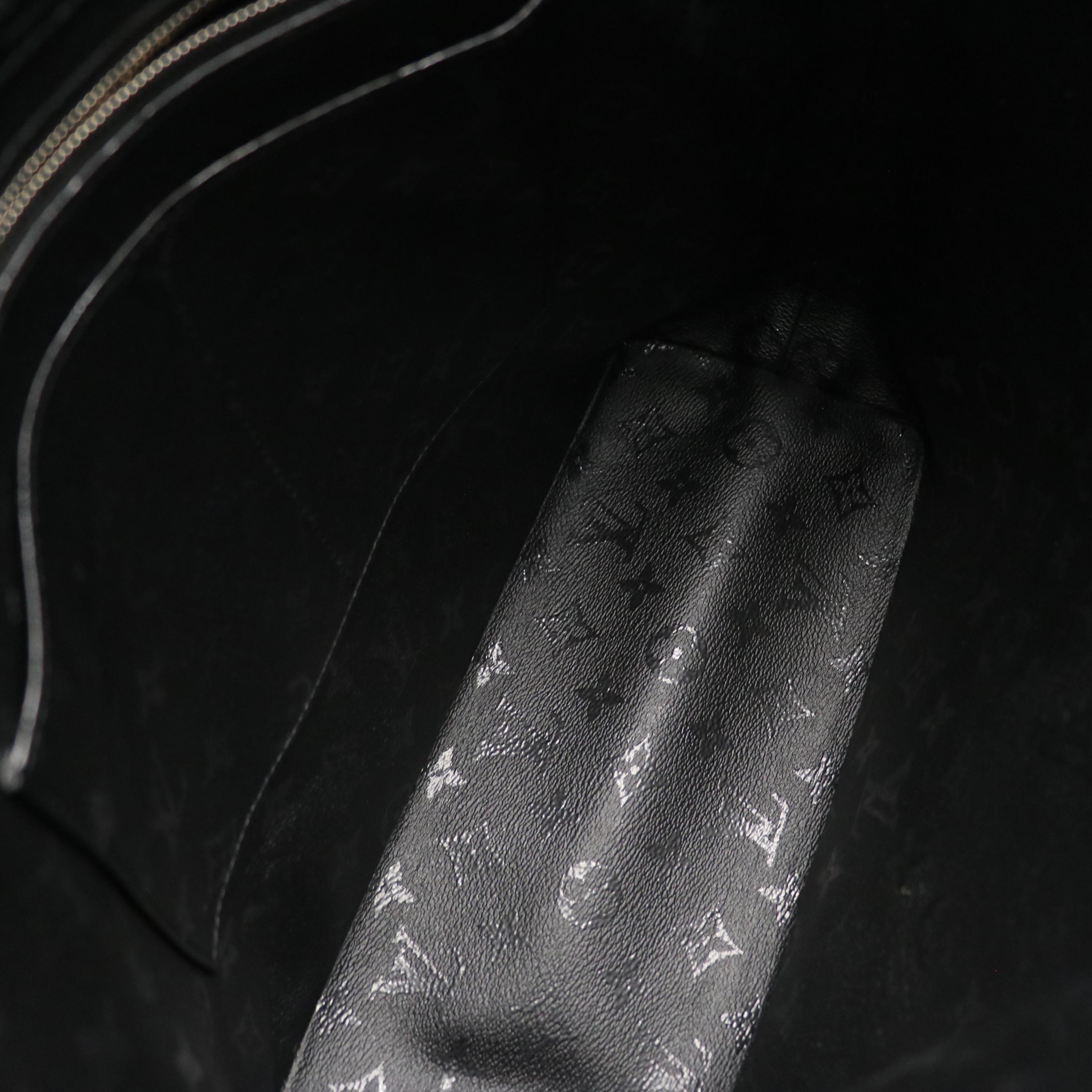 Louis Vuitton x Urs Fischer Cabas Tote in Black/White Tufted Monogram & Leather